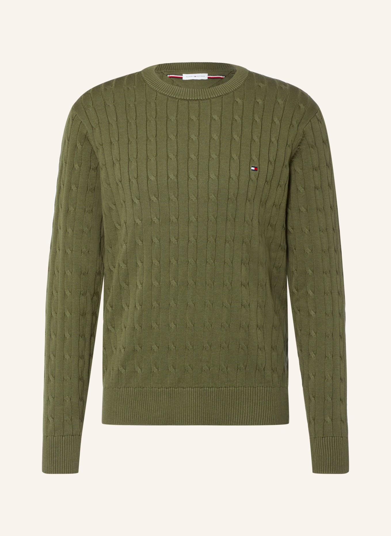 TOMMY HILFIGER Pullover: OLIV