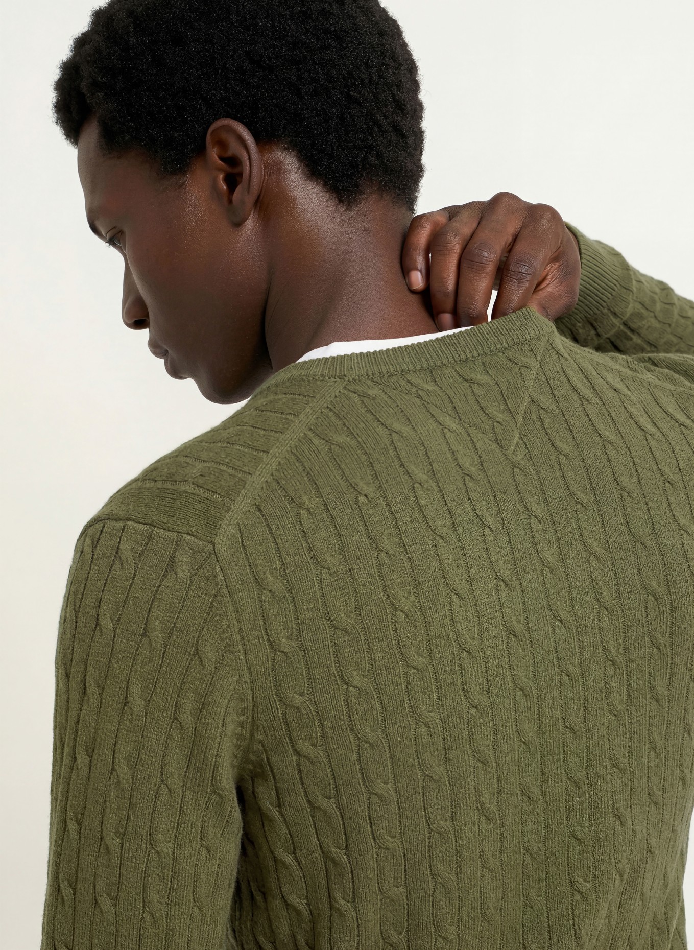 TOMMY HILFIGER Pullover: OLIV