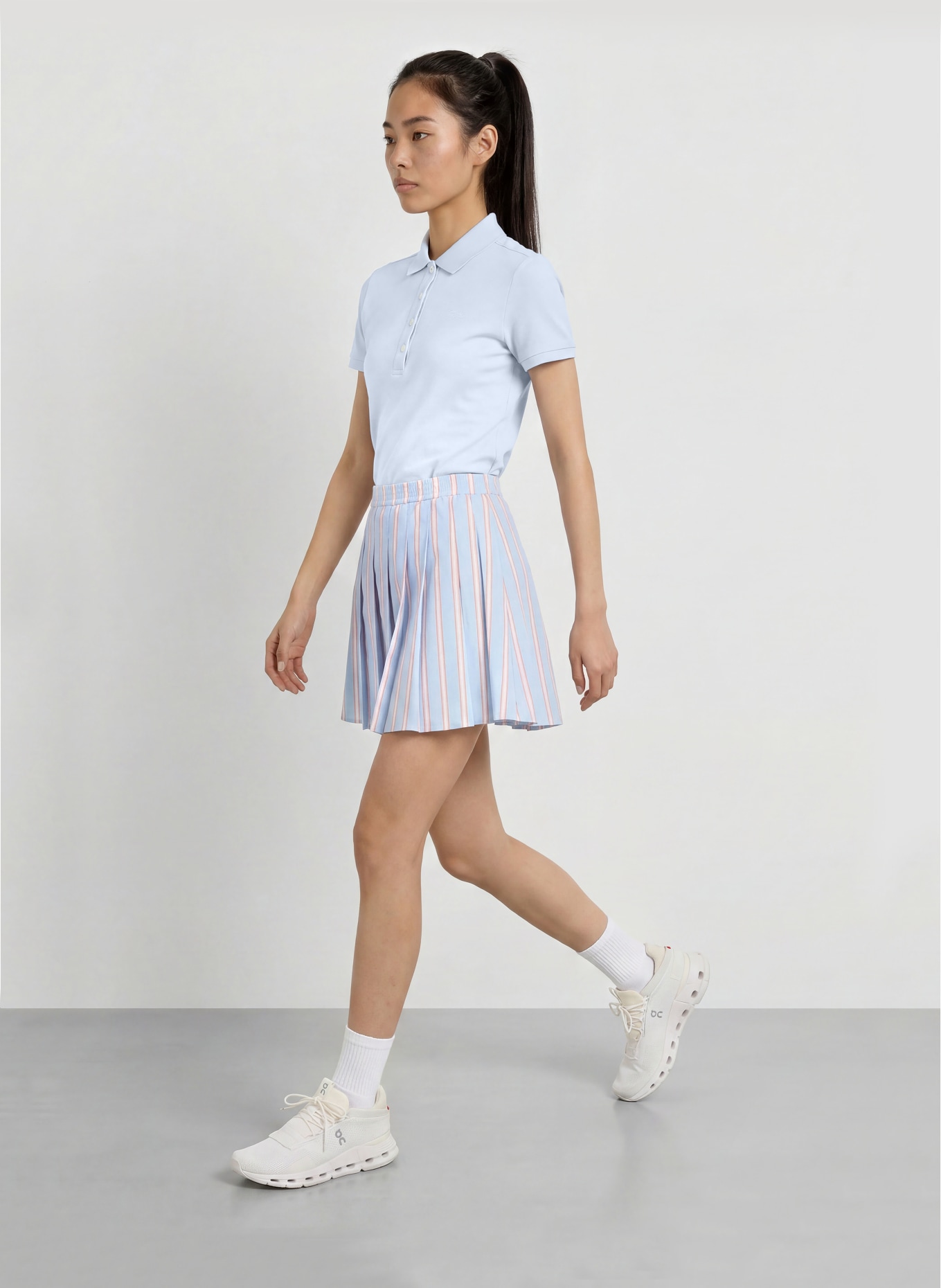LACOSTE Polo en piqué: BLEU CLAIR
