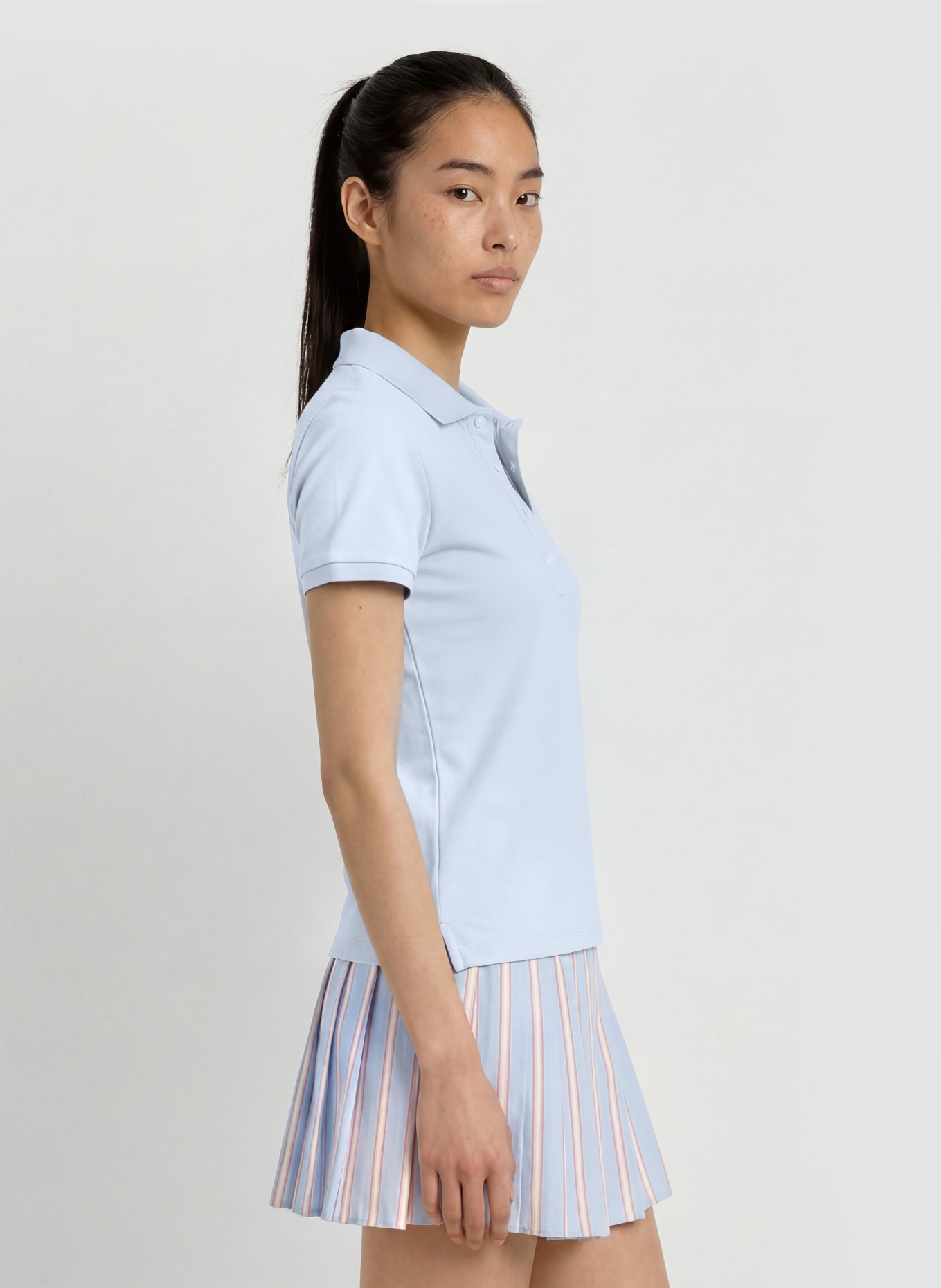 LACOSTE Polo en piqué: BLEU CLAIR