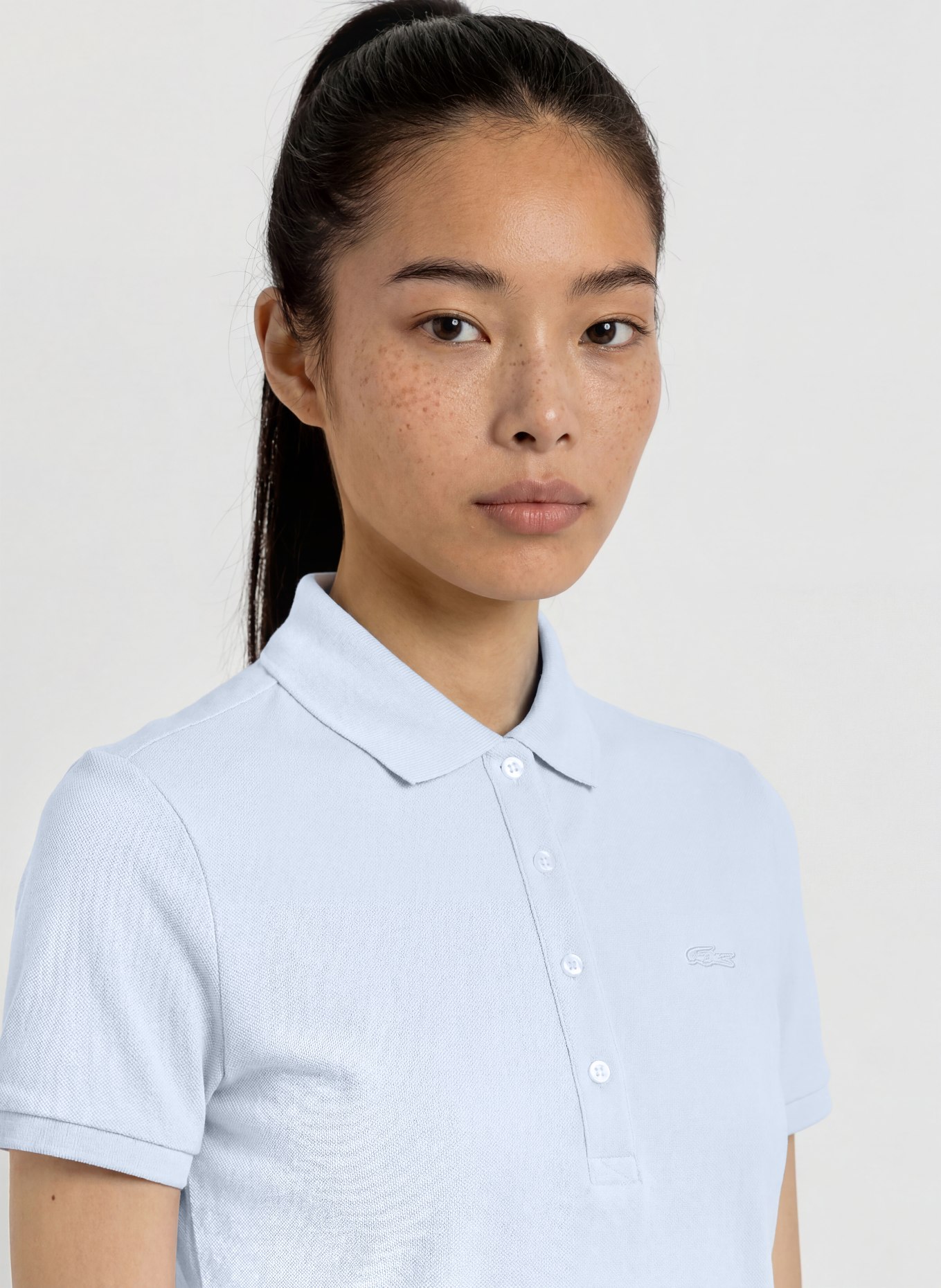 LACOSTE Polo en piqué: BLEU CLAIR