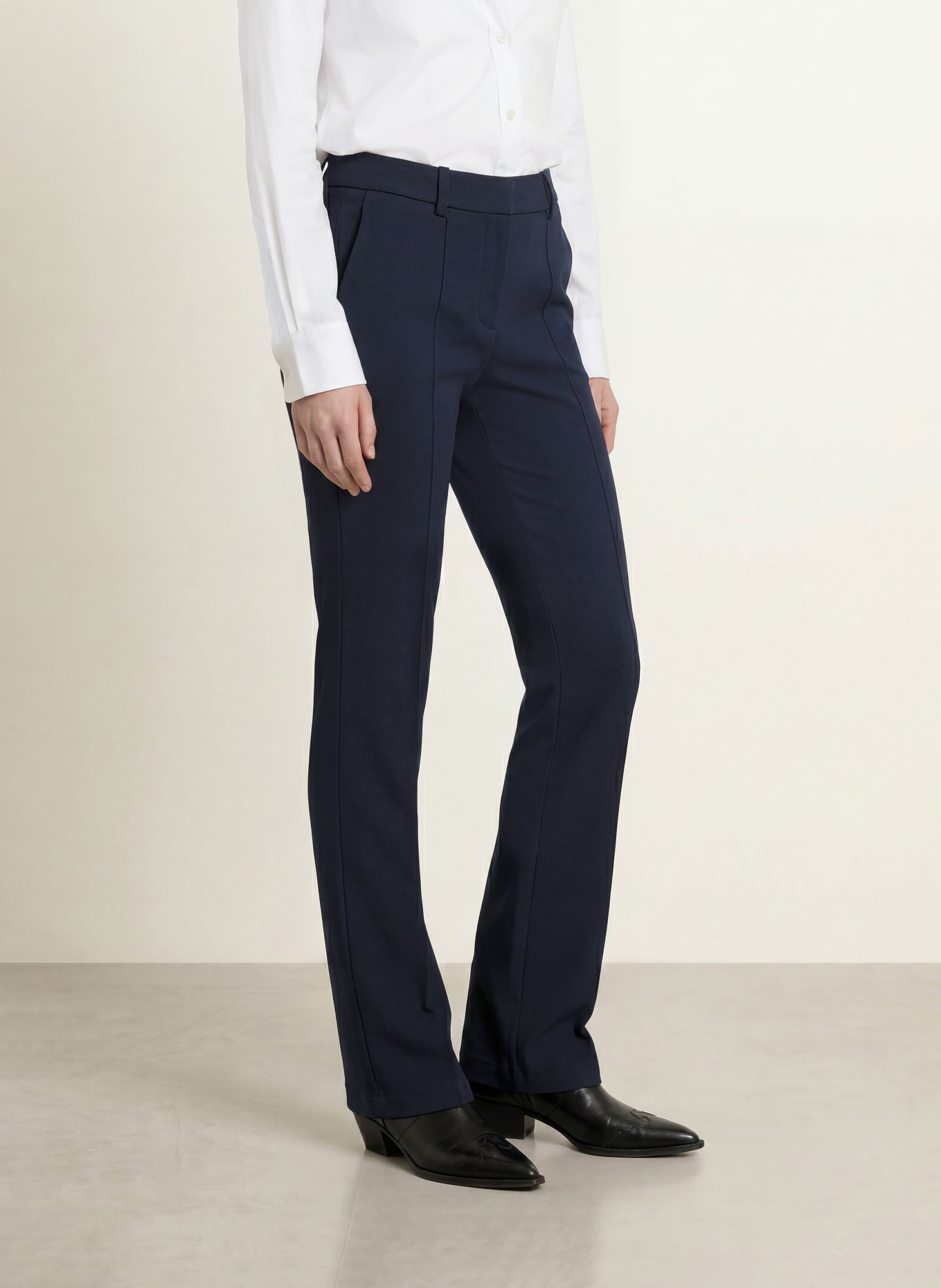 CAMBIO Marlenehose FRANCOISE: DUNKELBLAU