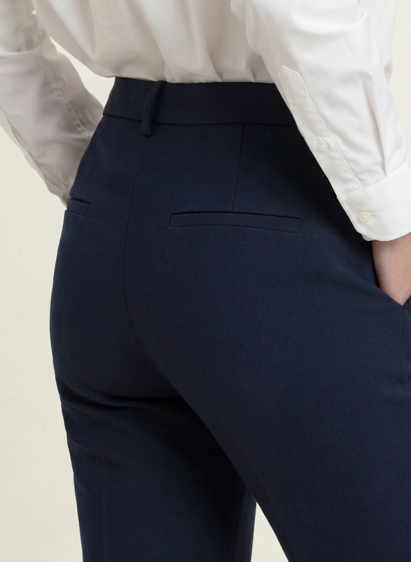 CAMBIO Marlenehose FRANCOISE: DUNKELBLAU