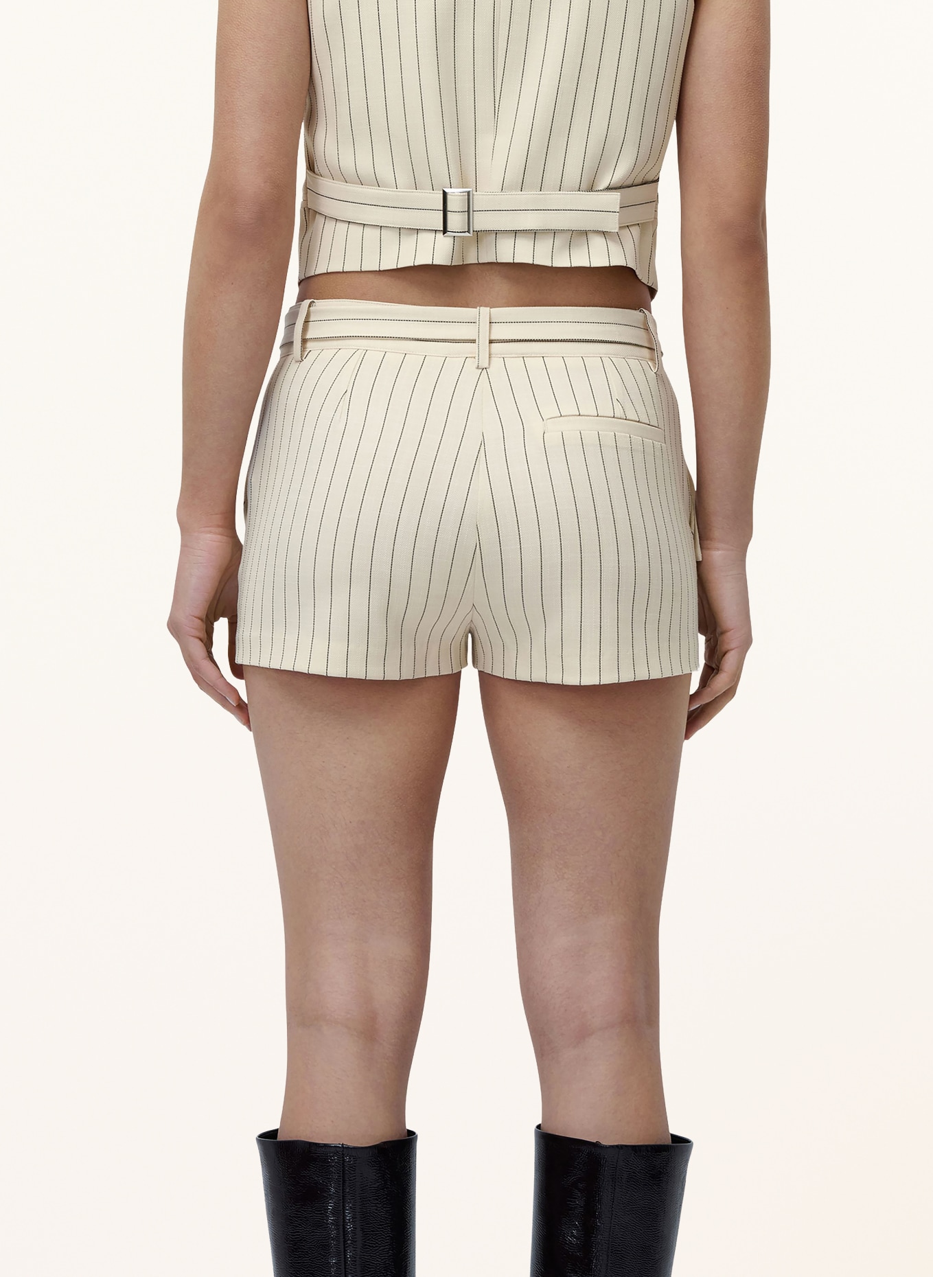 LeGer Studio Shorts ELAINE: BEIGE / ZWART