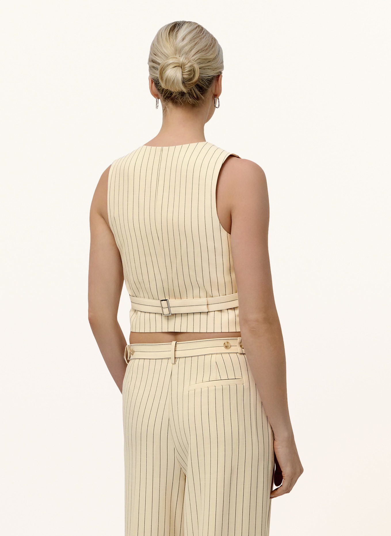 LeGer Studio Blazer vest ELAINE: ECRU / BLACK