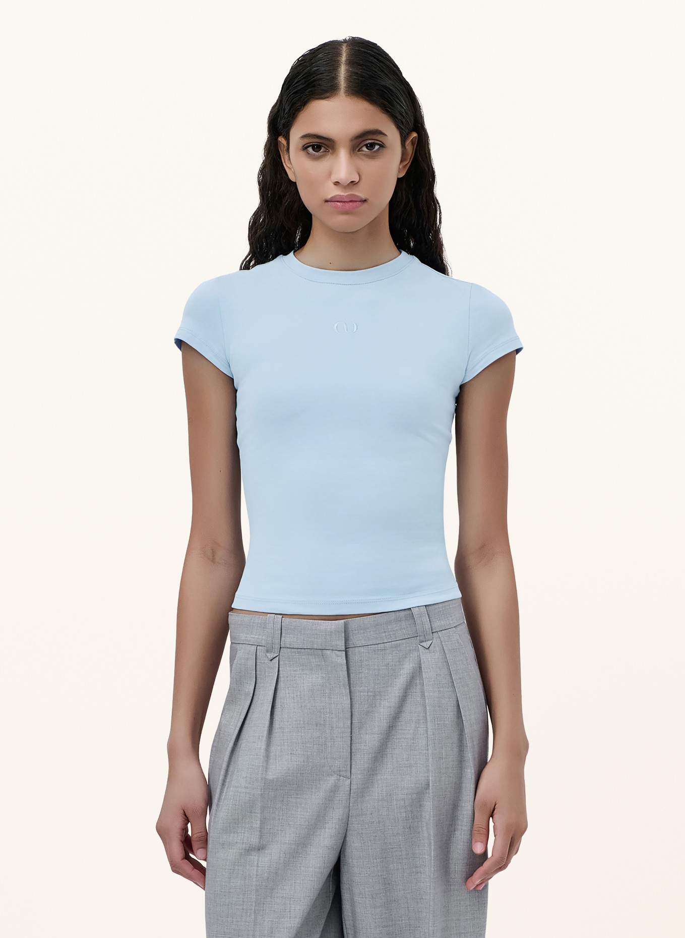 LeGer Studio T-shirt FRANKA: LICHTBLAUW