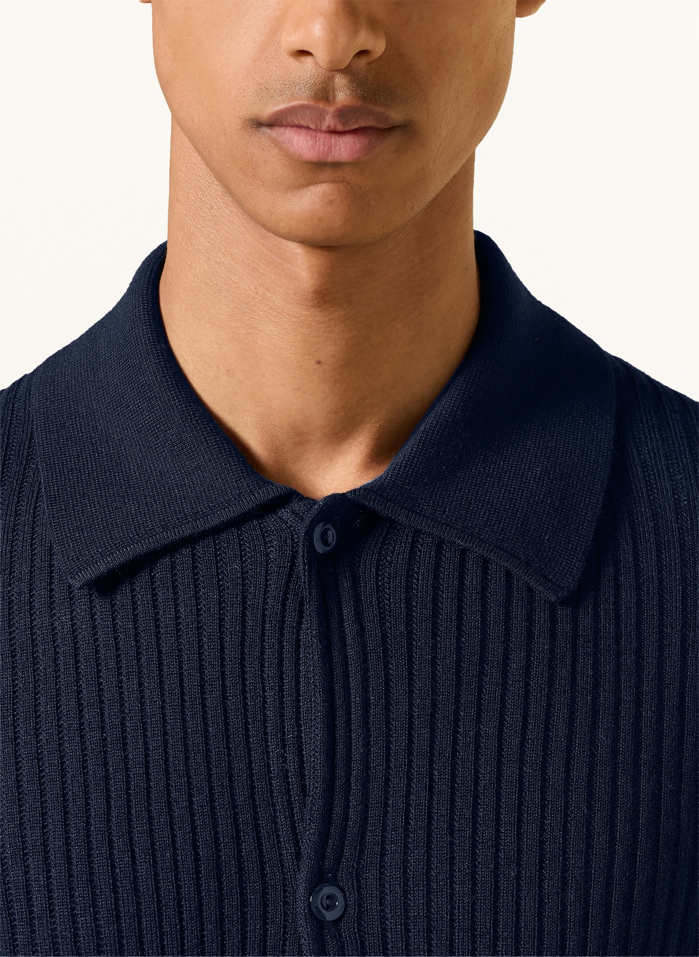 SANDRO Strickjacke: DUNKELBLAU