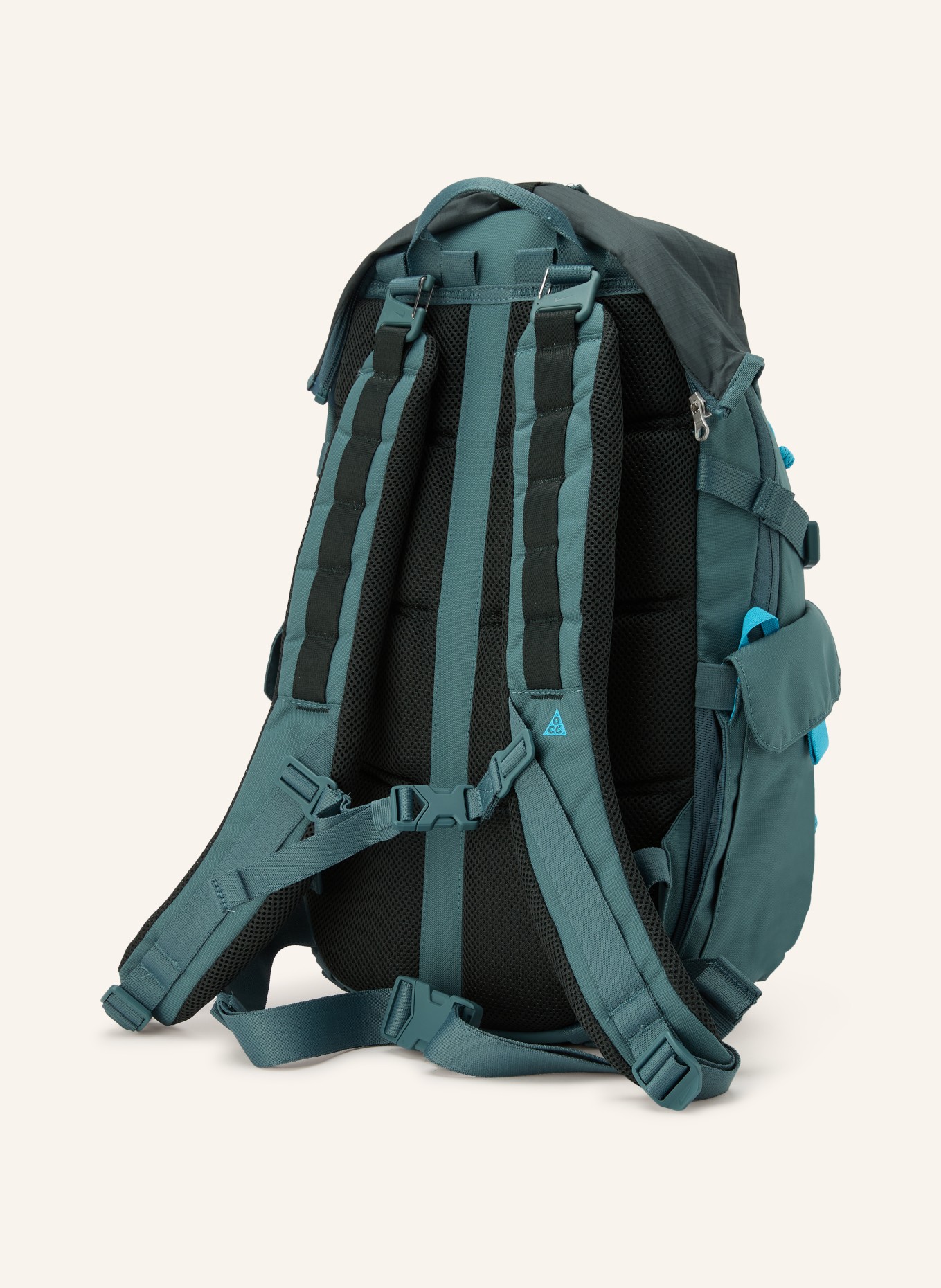 Nike ACG DAYMAX backpack with laptop compartment: TEAL / DARK GRAY / TURQUOISE