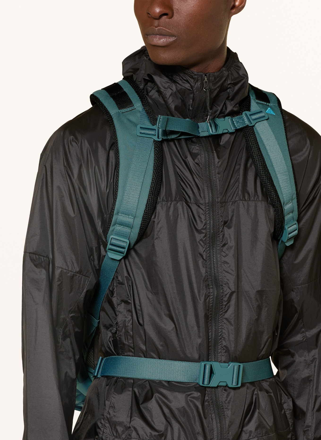 Nike ACG DAYMAX backpack with laptop compartment: TEAL / DARK GRAY / TURQUOISE