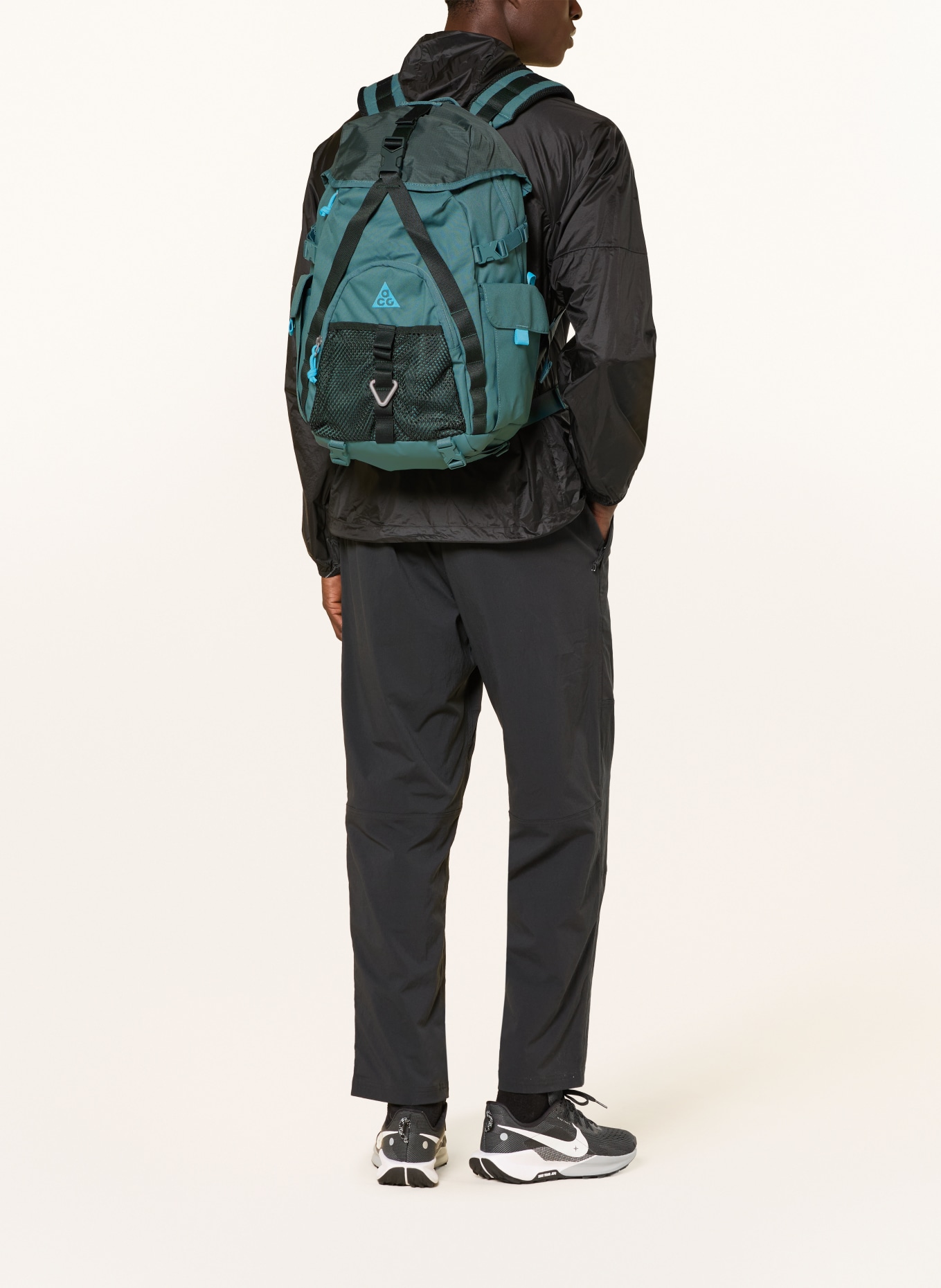 Nike ACG DAYMAX backpack with laptop compartment: TEAL / DARK GRAY / TURQUOISE