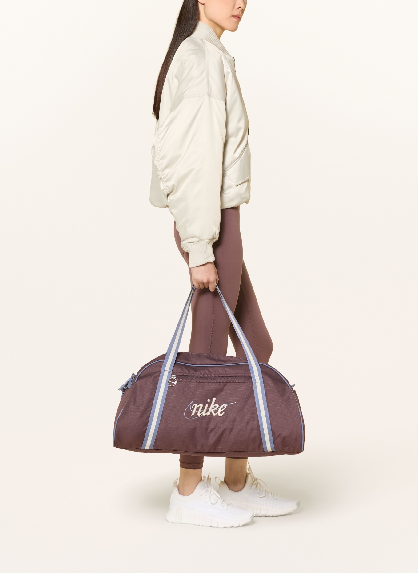 Nike Gym bag GYM CLUB: DUSKY PINK / CREAM / LIGHT PURPLE