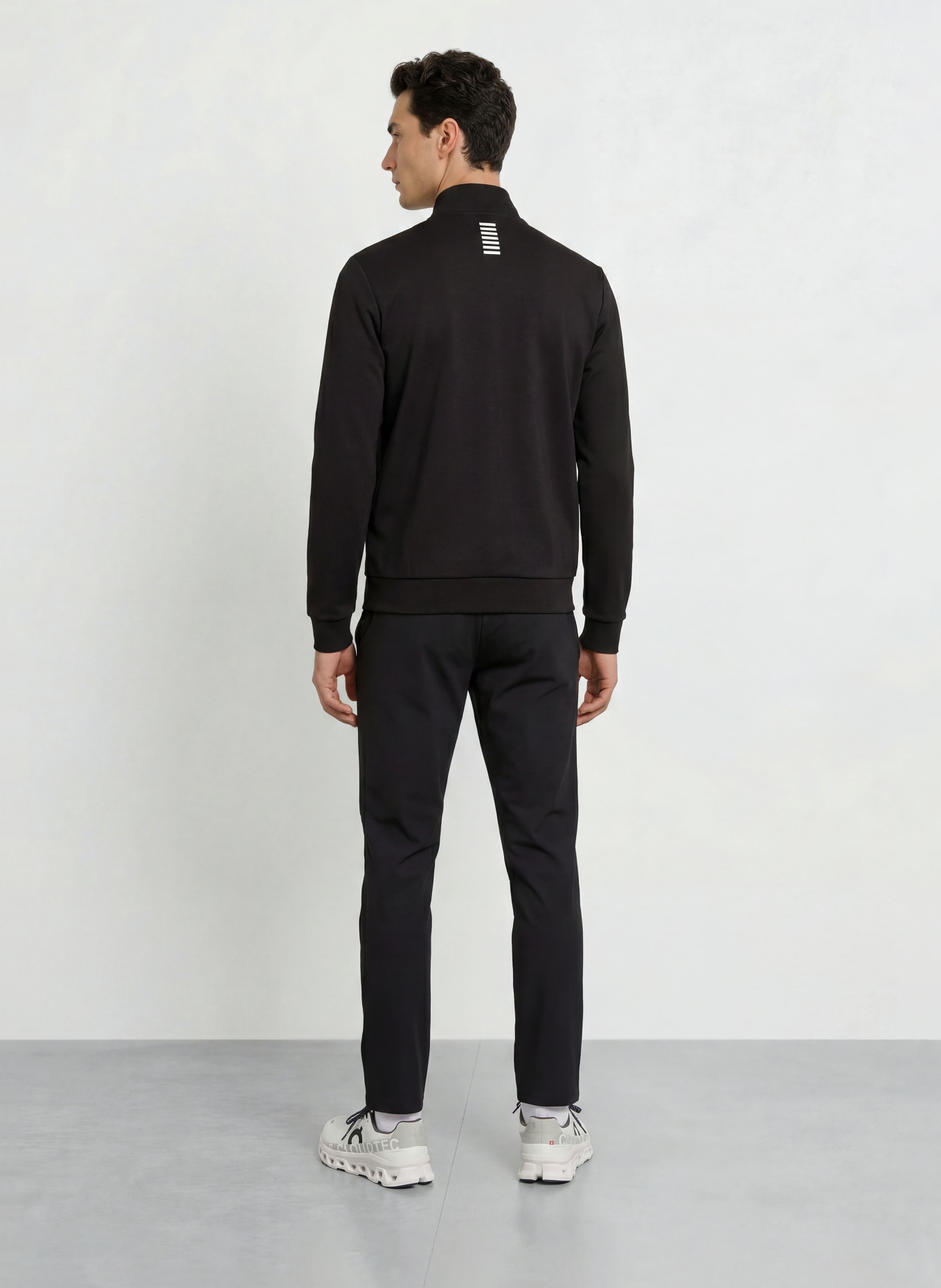 EA7 EMPORIO ARMANI Sweatjack: ZWART