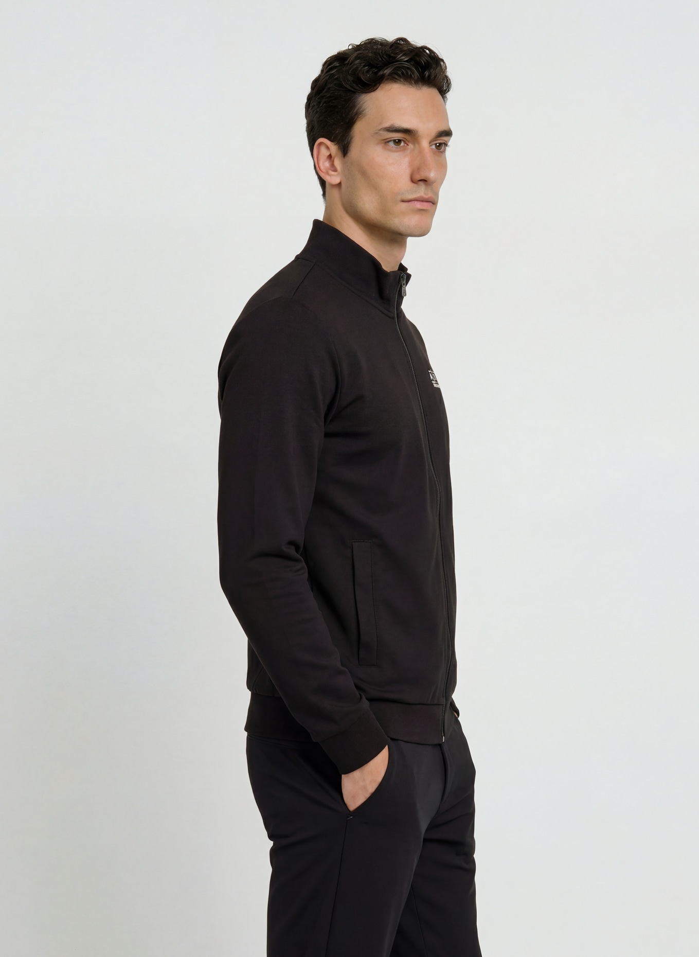 EA7 EMPORIO ARMANI Sweatjack: ZWART