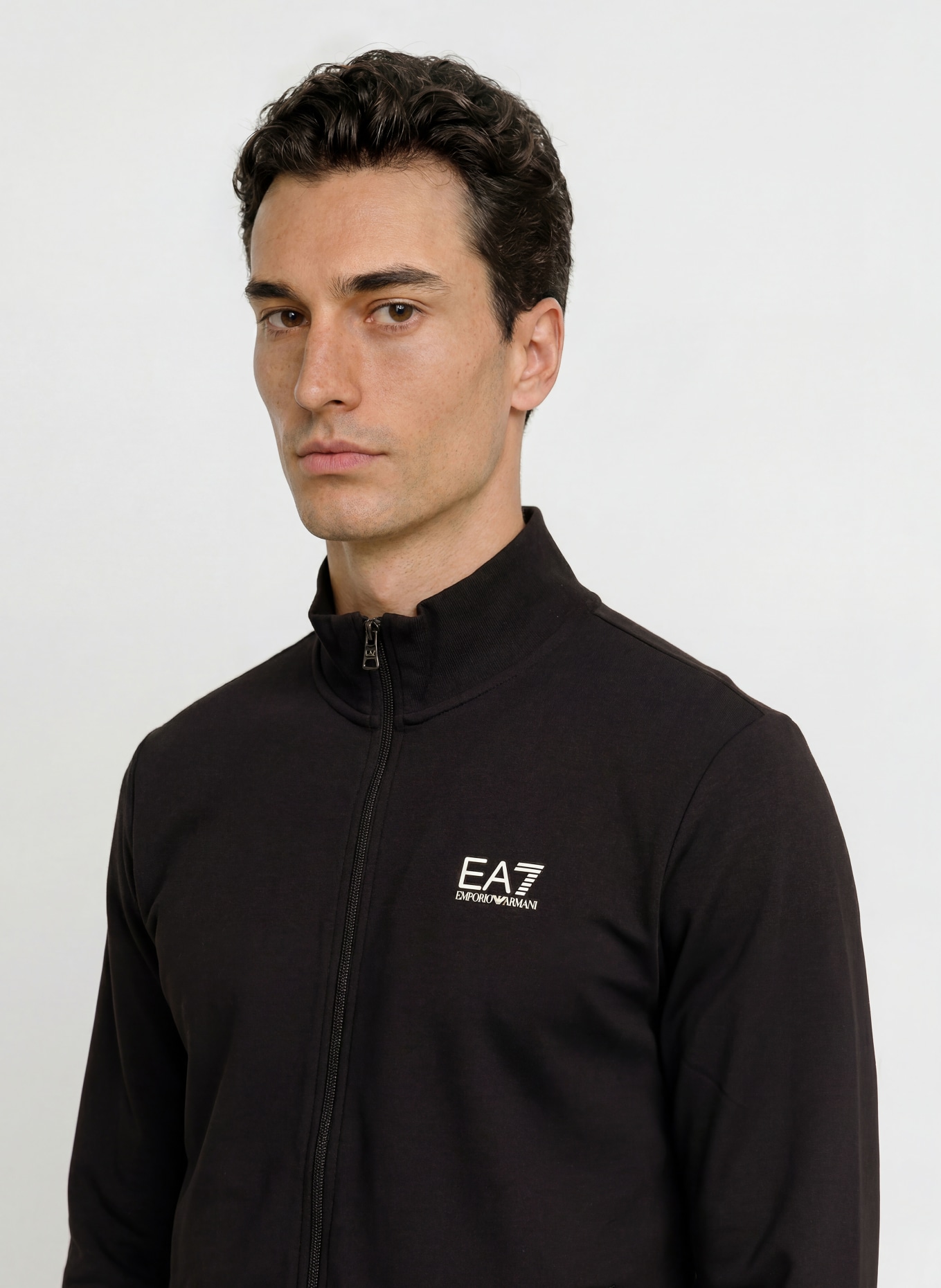 EA7 EMPORIO ARMANI Sweatjack: ZWART