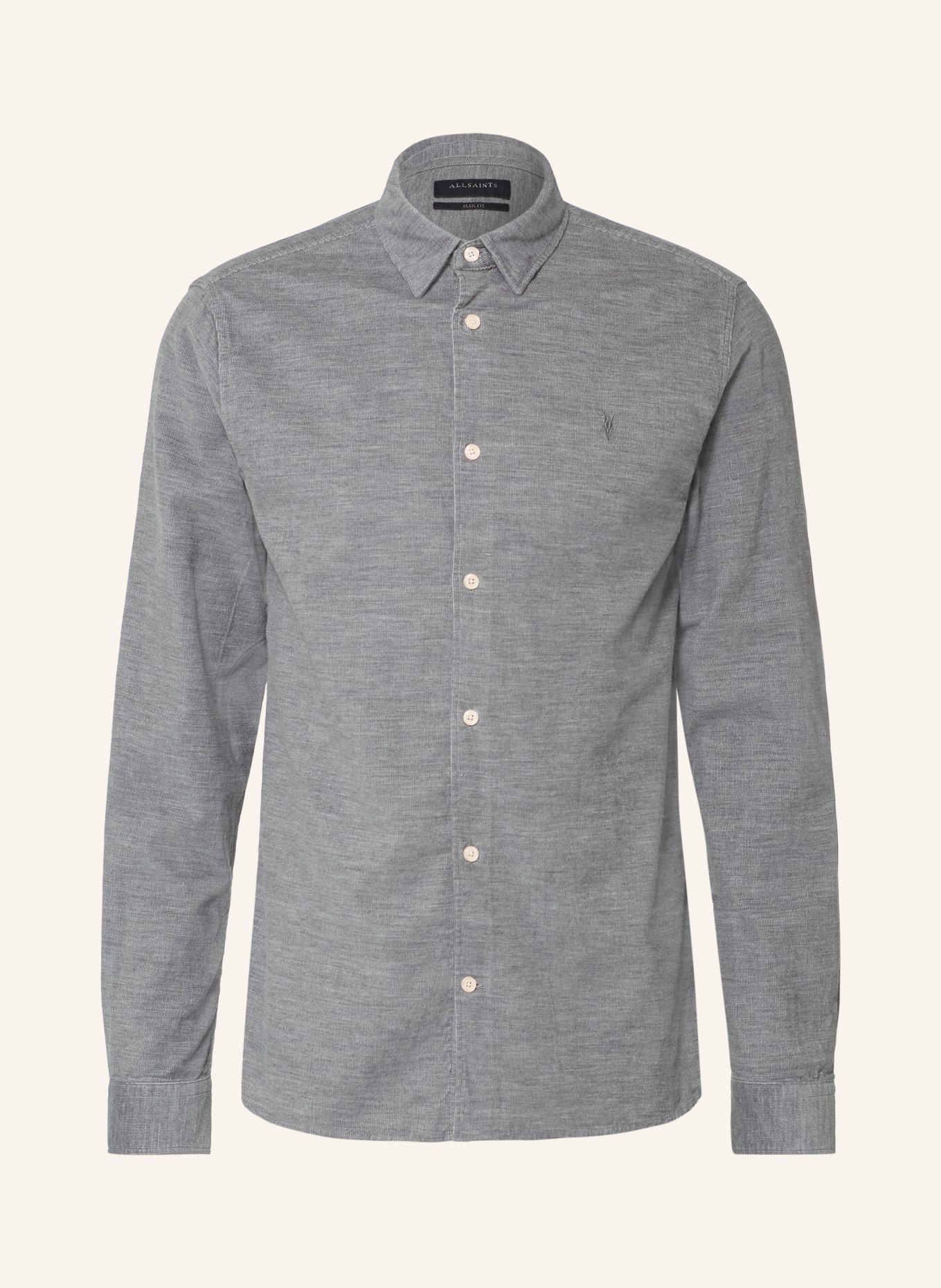 ALLSAINTS Corduroy shirt LORELLA Slim Fit: GRAY