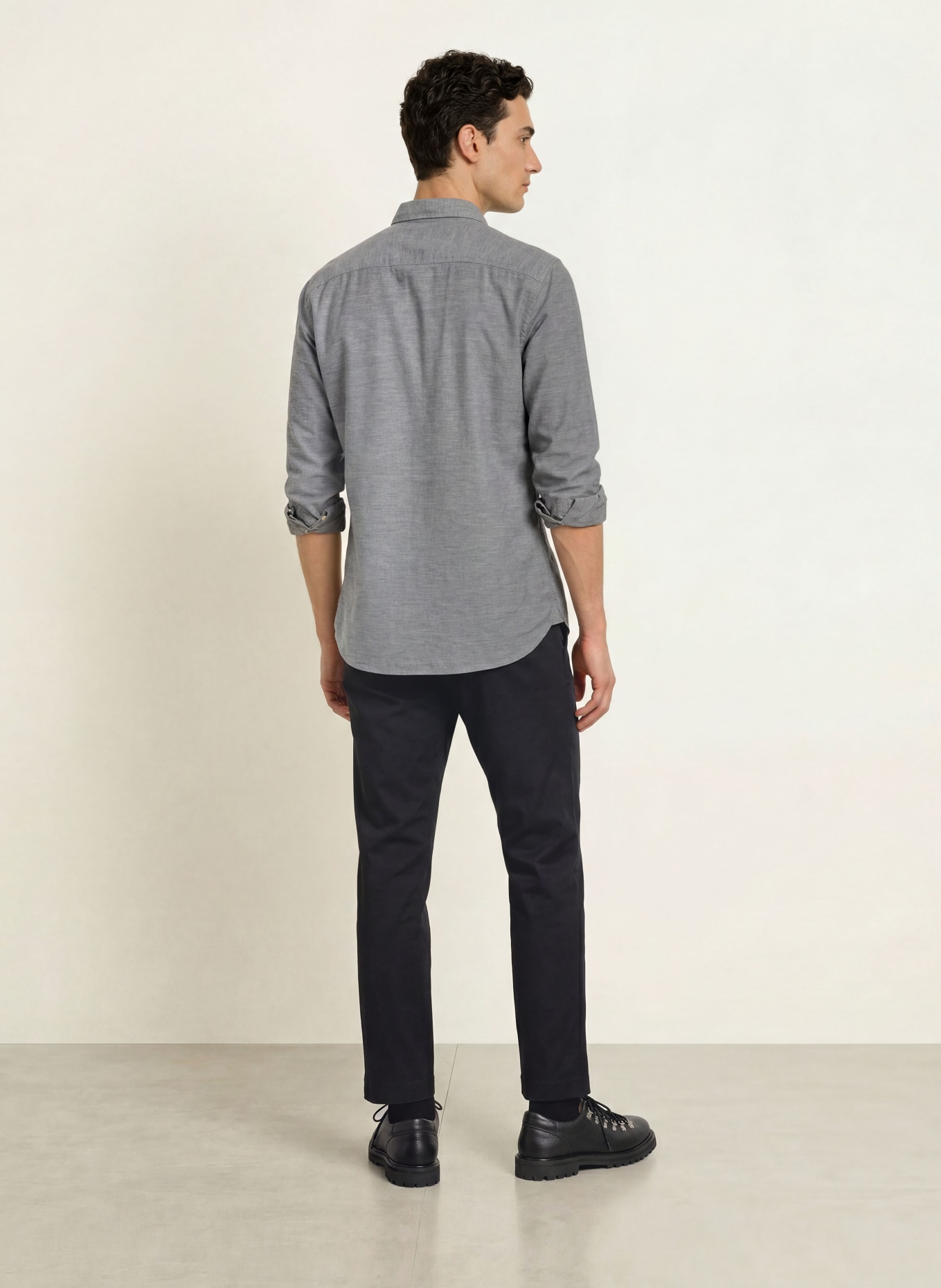 ALLSAINTS Corduroy shirt LORELLA Slim Fit: GRAY