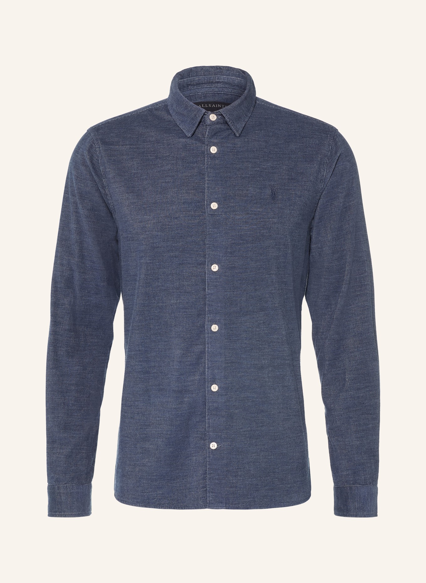 ALLSAINTS Corduroy overhemd LORELLA Slim Fit: DONKERBLAUW