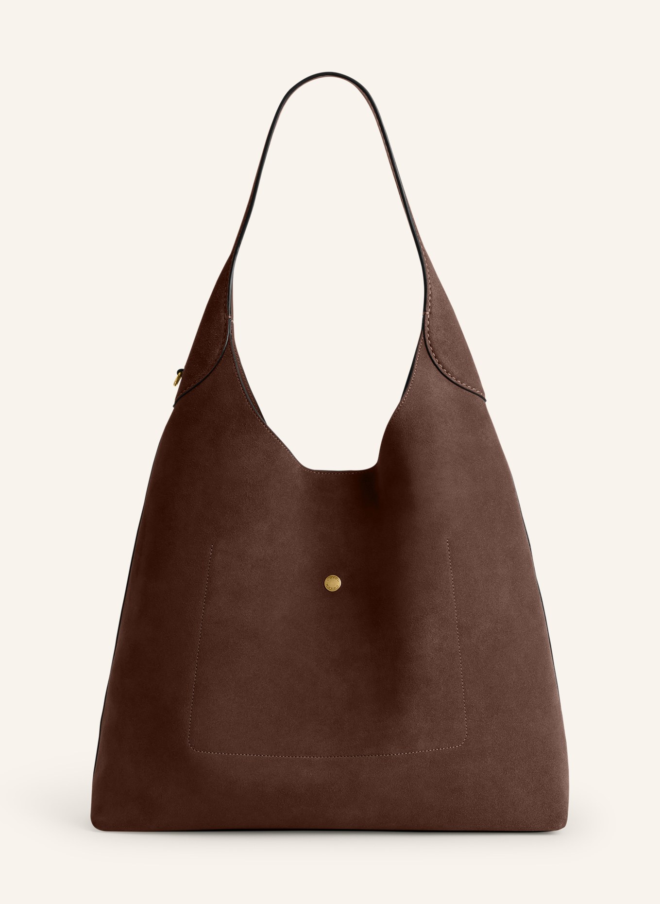 COACH Schoudertas BROOKLYN LARGE: MARRON FONCÉ
