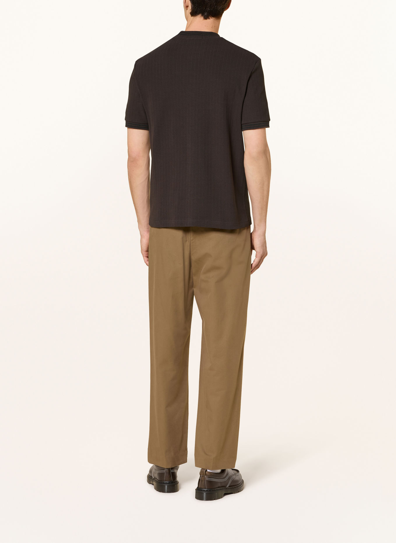 FRED PERRY T-shirt: DARK BROWN