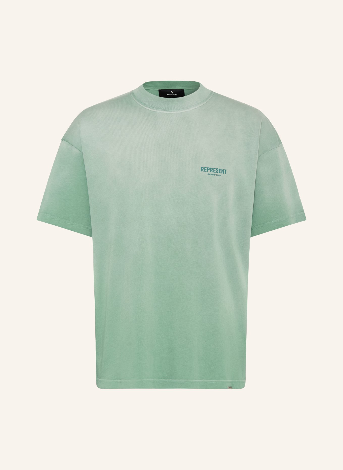 REPRESENT T-shirt: LIGHT GREEN / GREEN