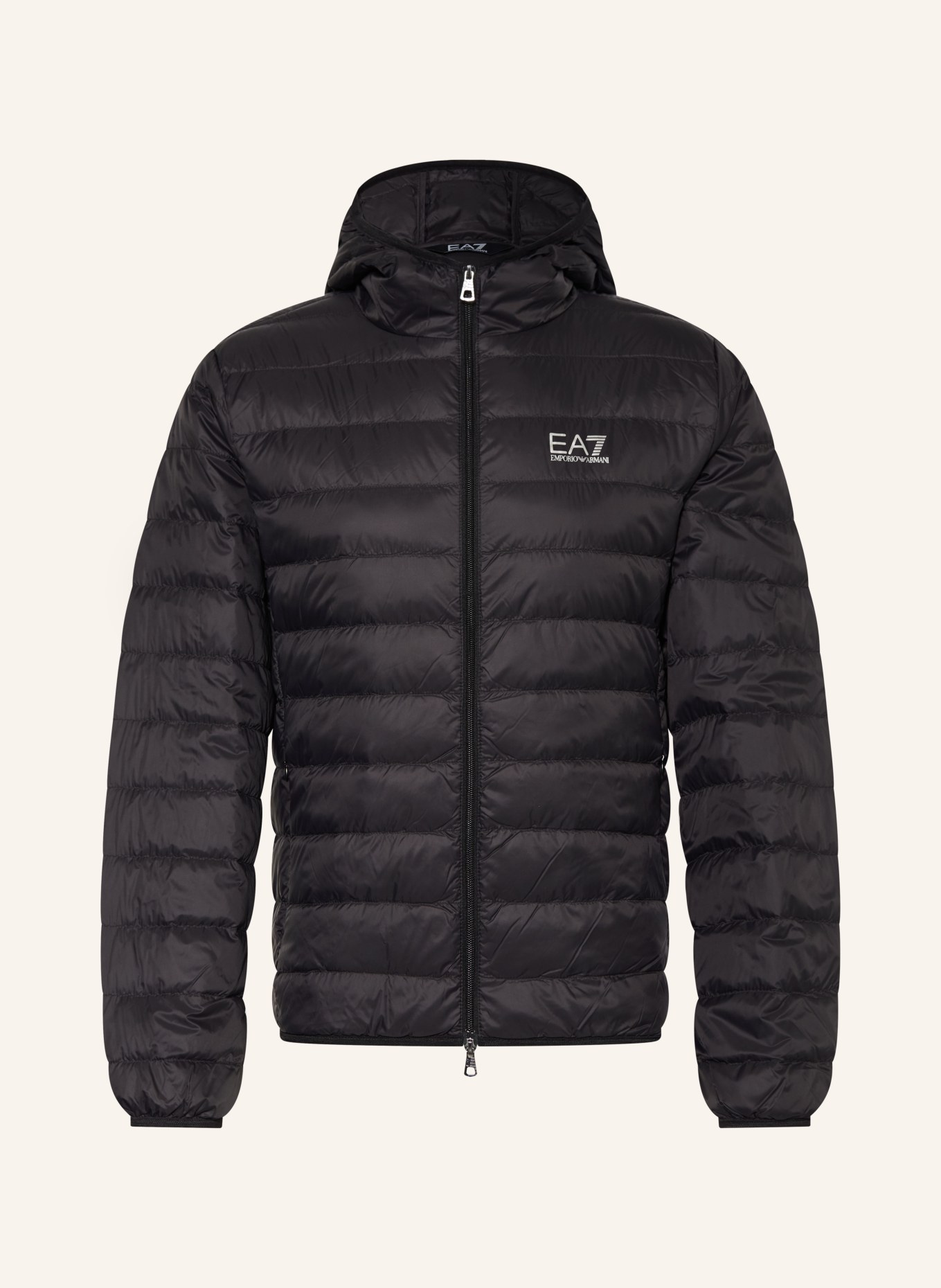 EA7 EMPORIO ARMANI Lightweight-Daunenjacke CORE IDENTITY: SCHWARZ