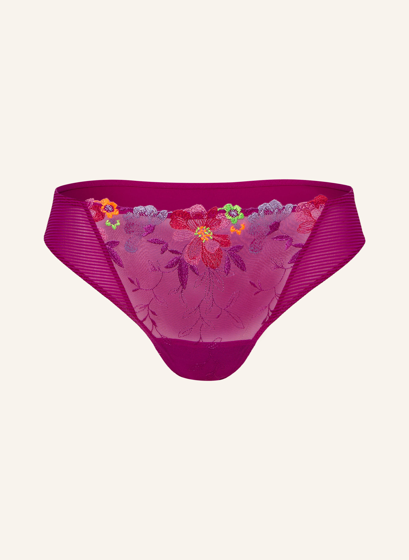 MARIE JO Slip ODILLY: FUCHSIA / ORANGE FLUO / VERT FLUO