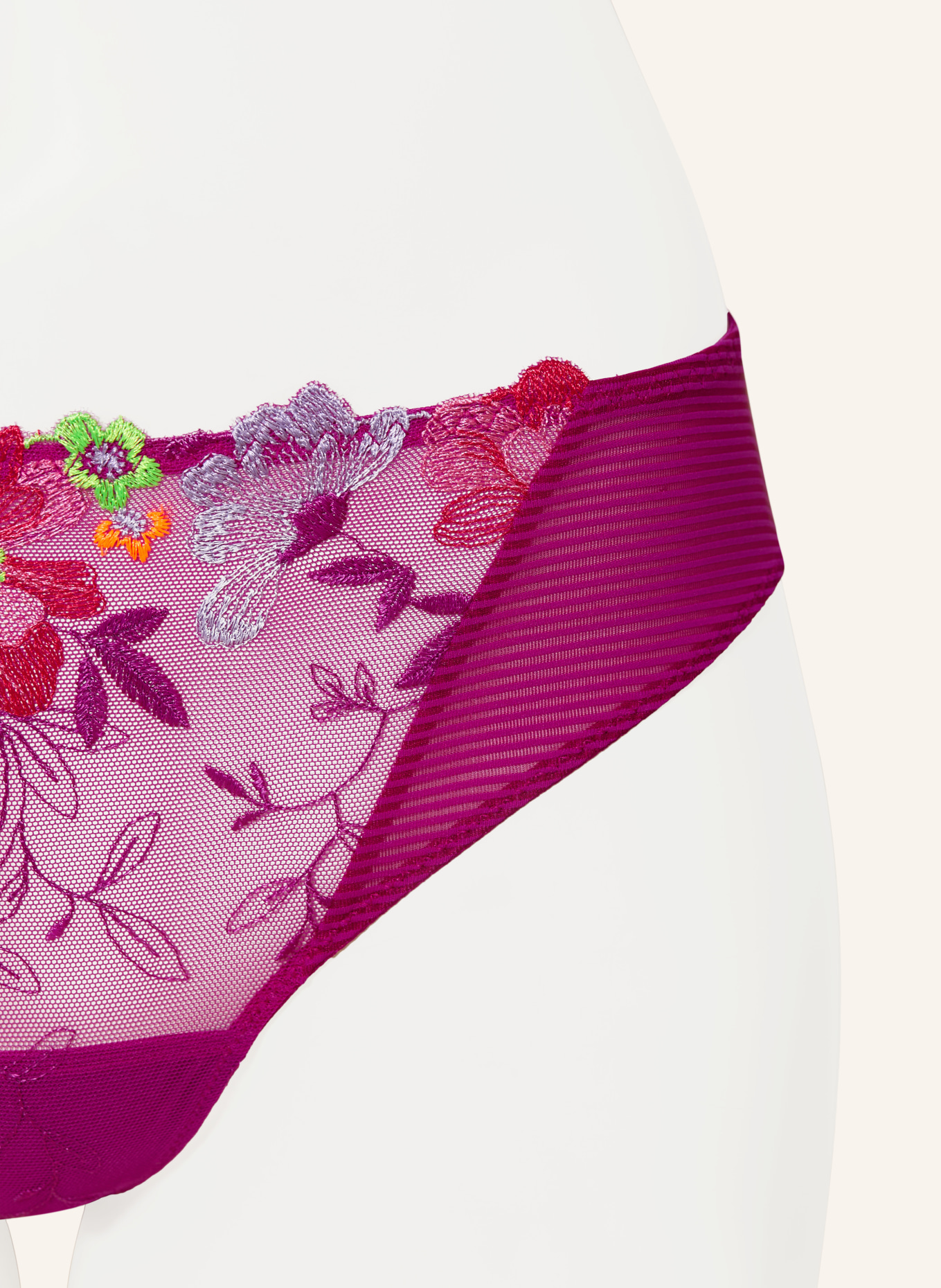 MARIE JO Slip ODILLY: FUCHSIA / ORANGE FLUO / VERT FLUO