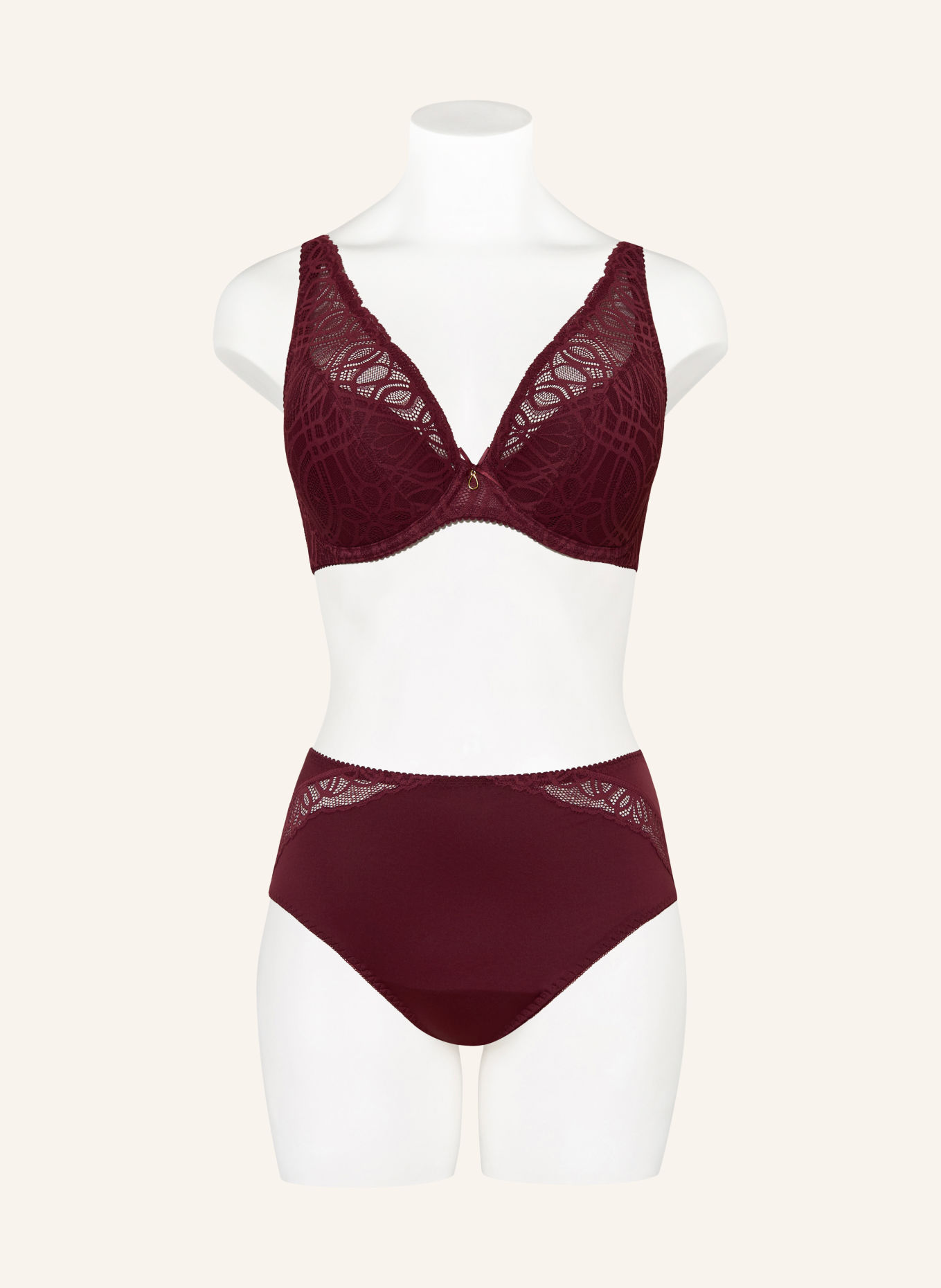 PrimaDonna High-waisted brief SALERNO: DARK RED