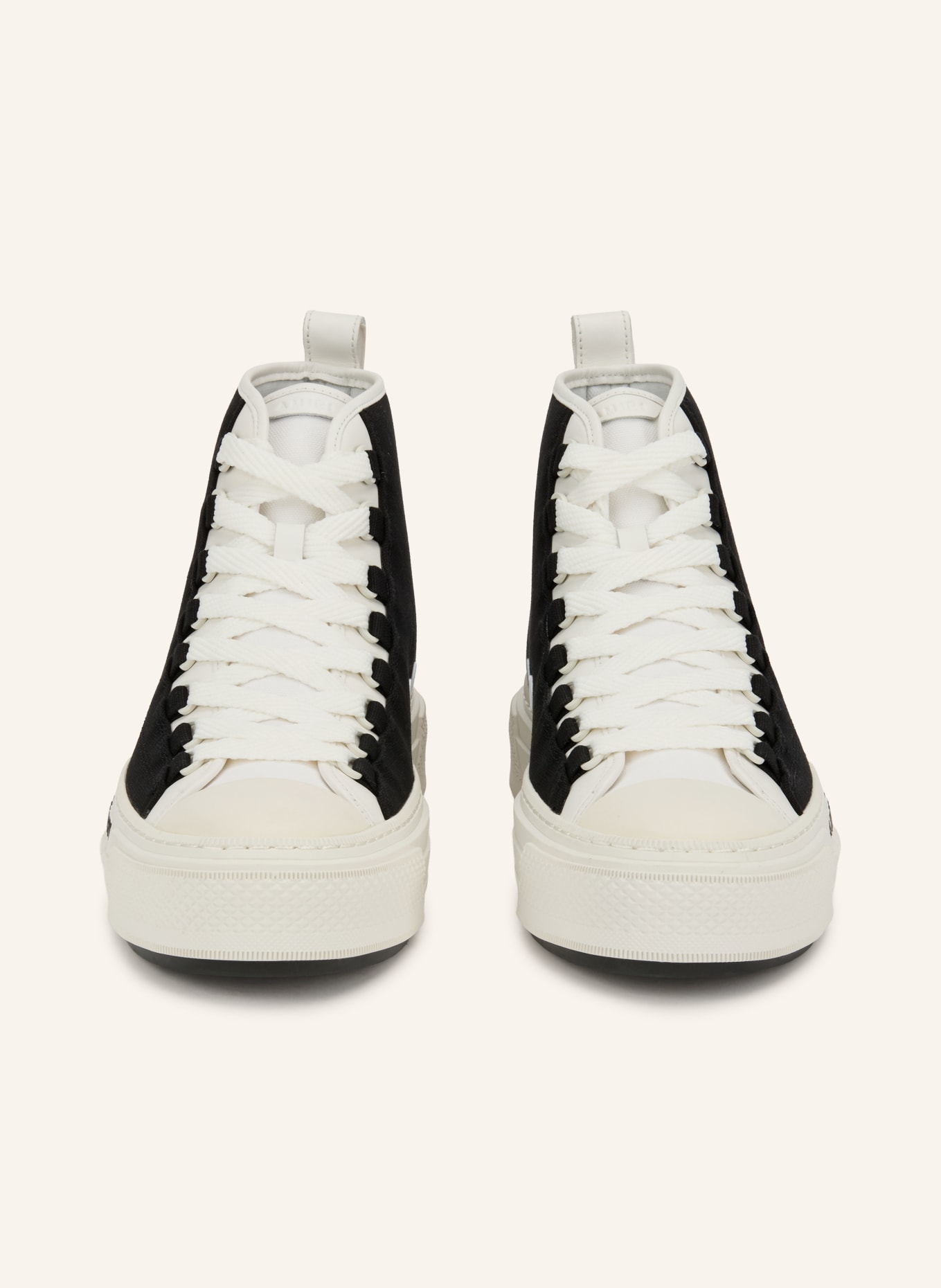 AMIRI Hightop-Sneaker COURT: SCHWARZ / WEISS