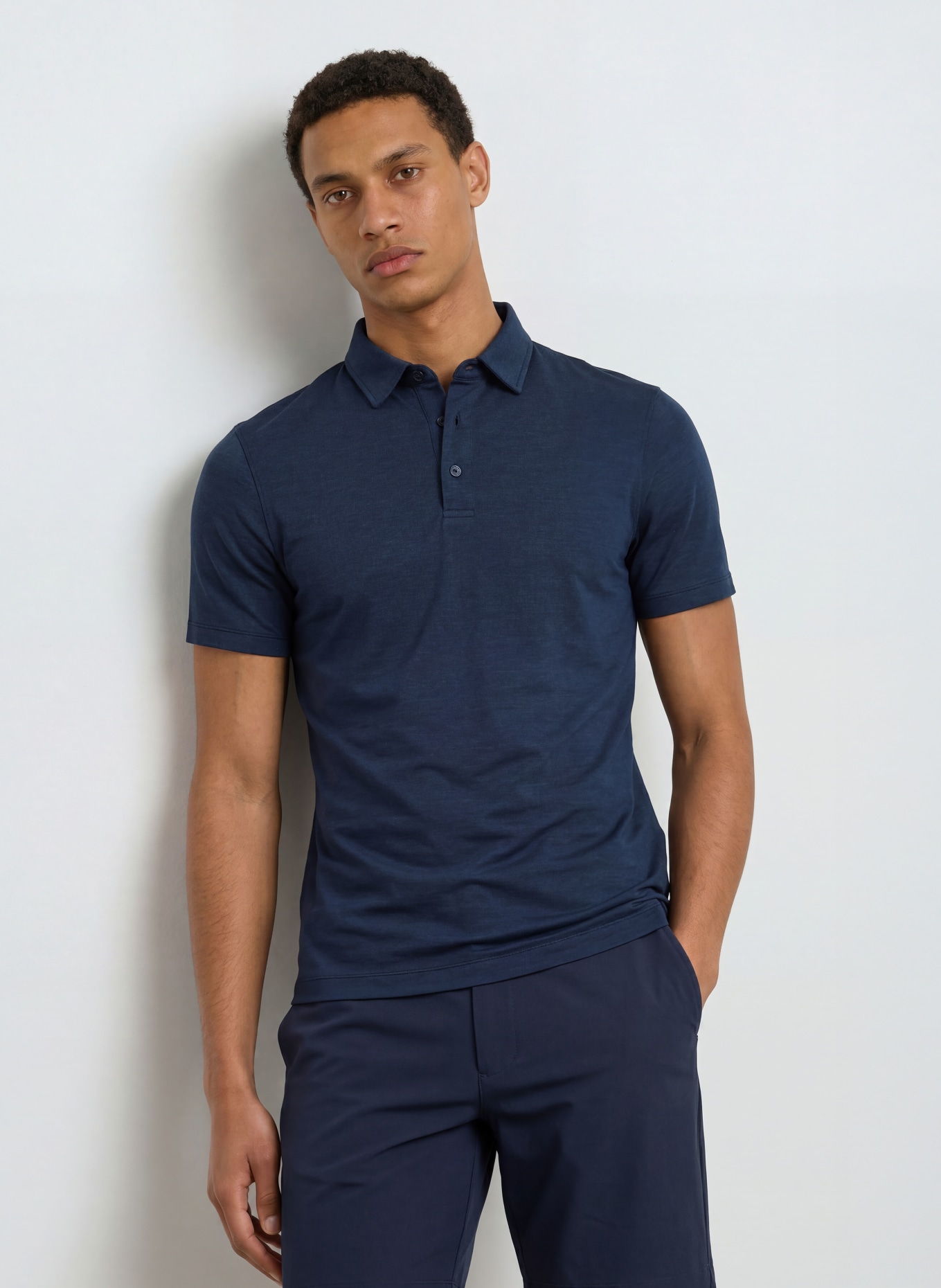 lululemon Funkcyjna koszulka polo EVOLUTION: GRANATOWY