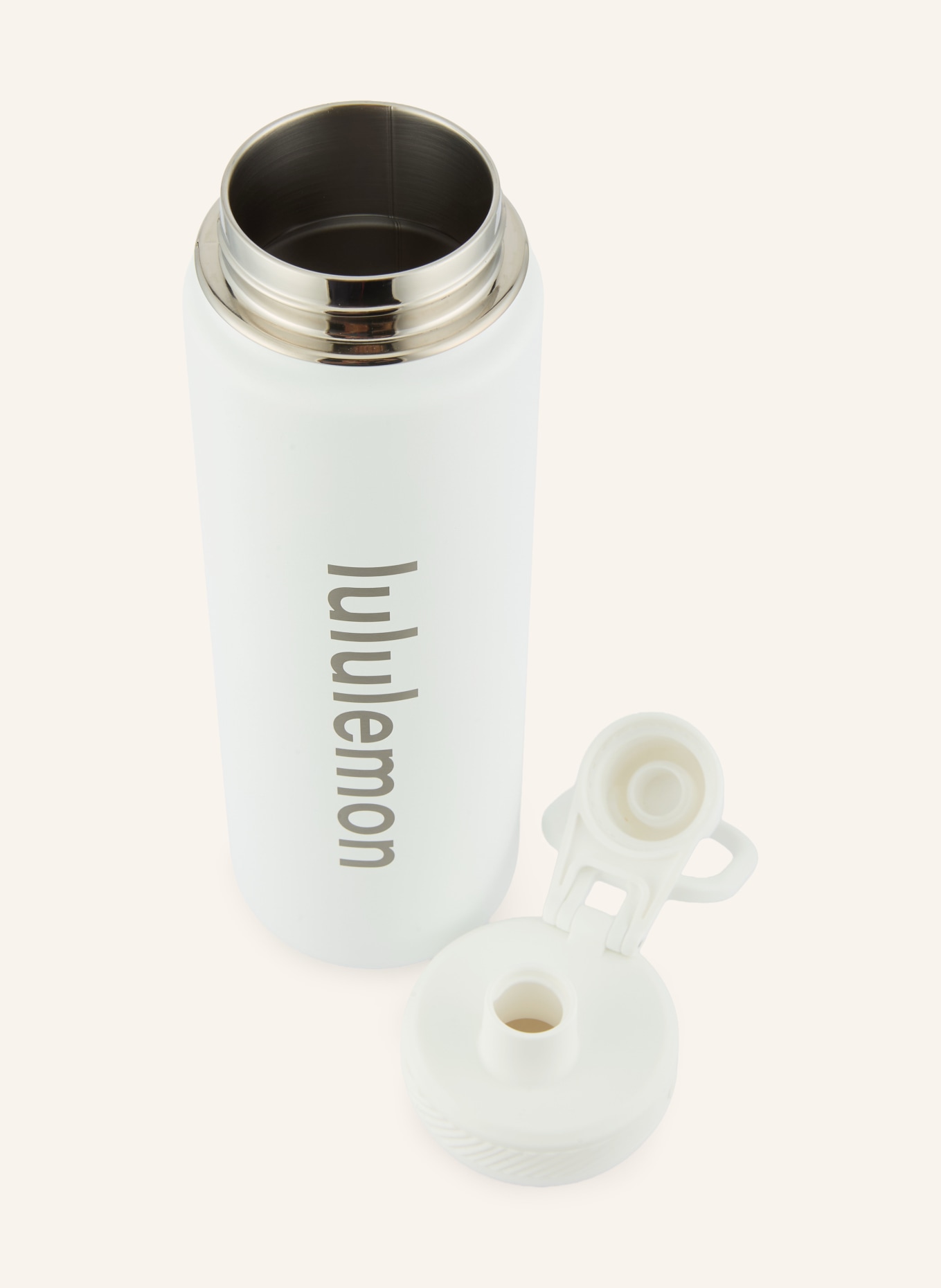 lululemon Bouteille isotherme BACK TO LIFE: BLANC / ARGENT
