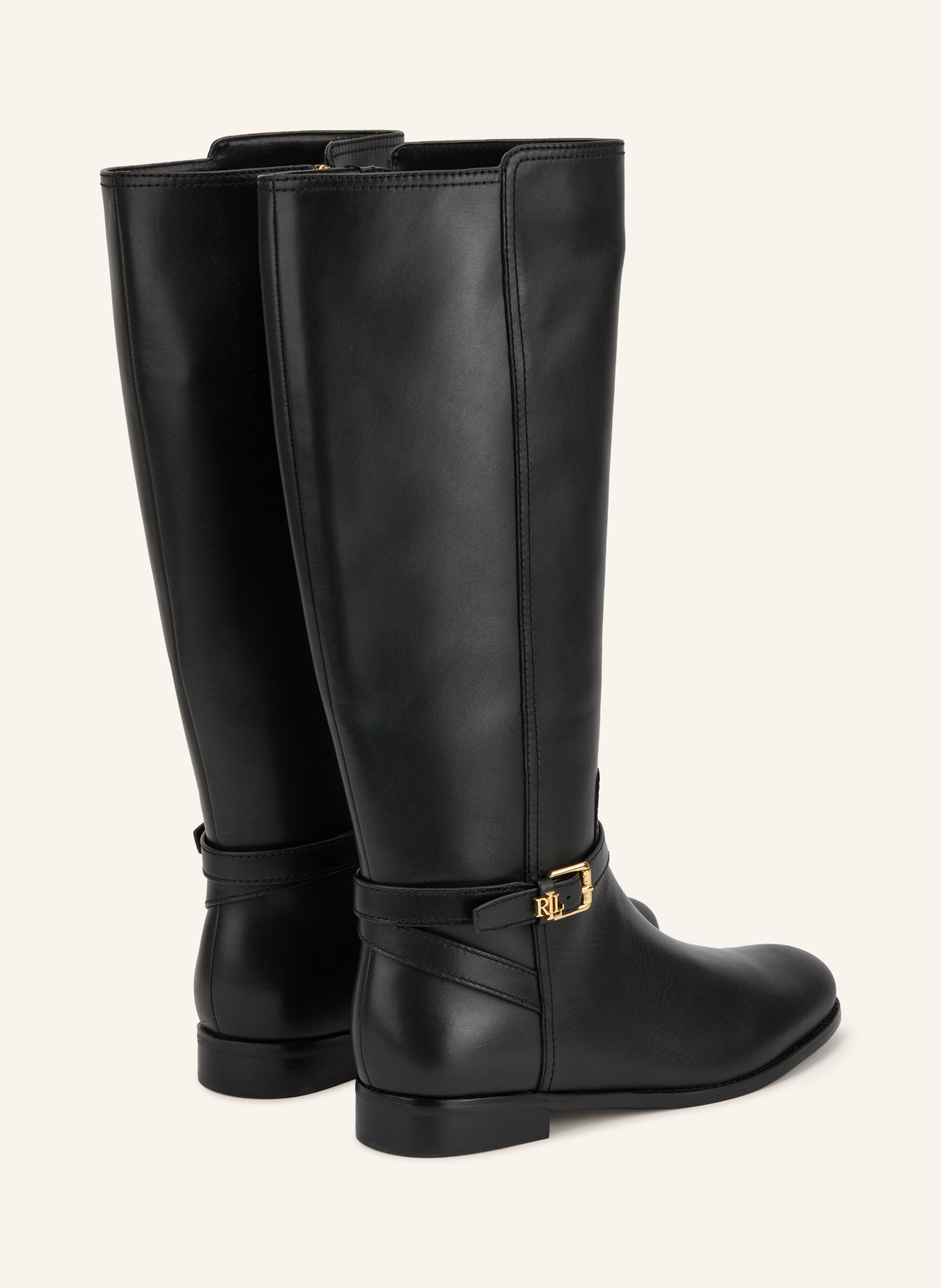 LAUREN RALPH LAUREN Stiefel: SCHWARZ / GOLD
