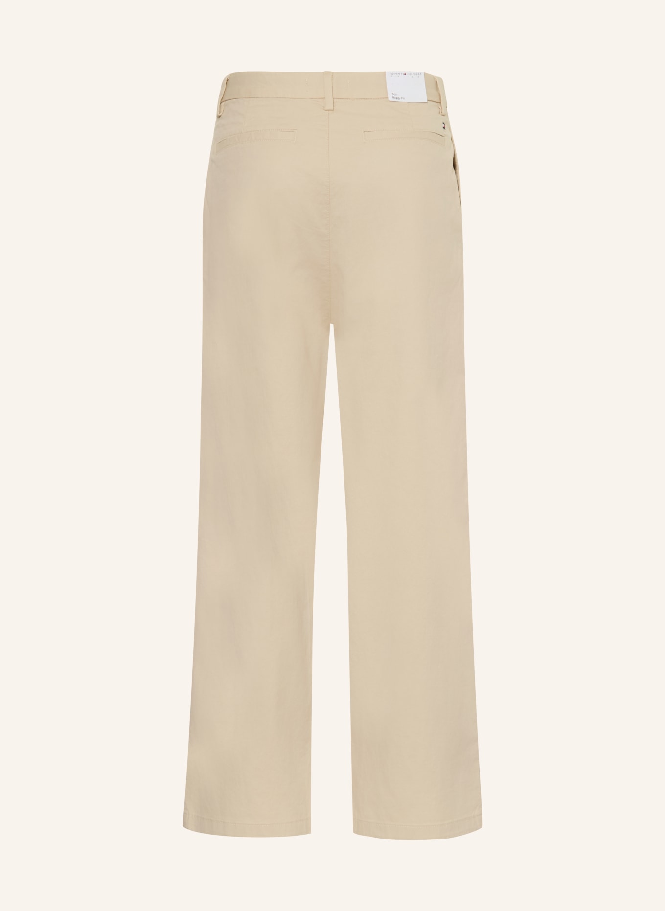 TOMMY HILFIGER Chinosy straight fit: BEŻOWY