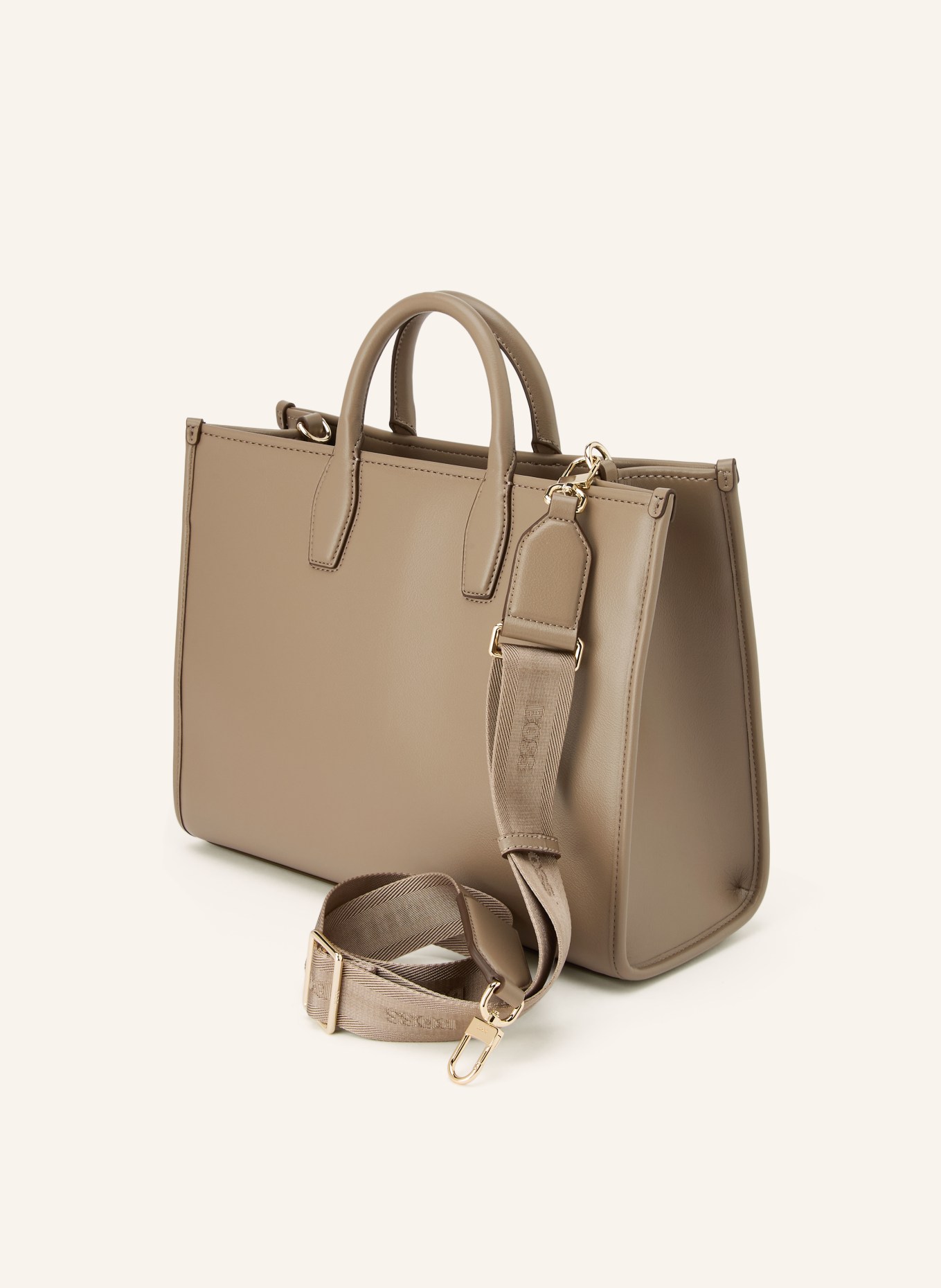 BOSS Handbag SANDY: TAUPE / GOLD