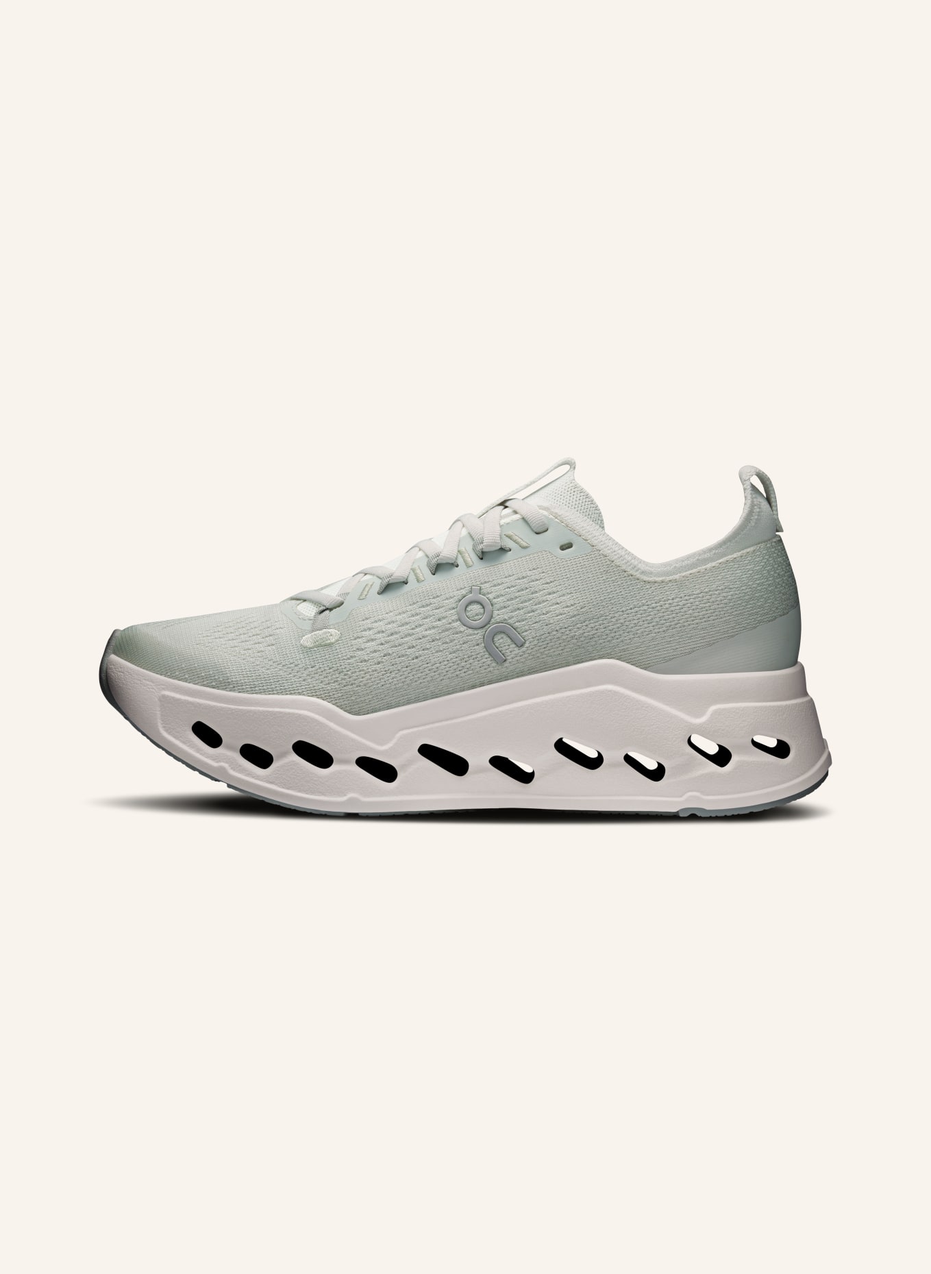 On Chaussures de course CLOUDSURFER MAX: BLANC / MENTHE