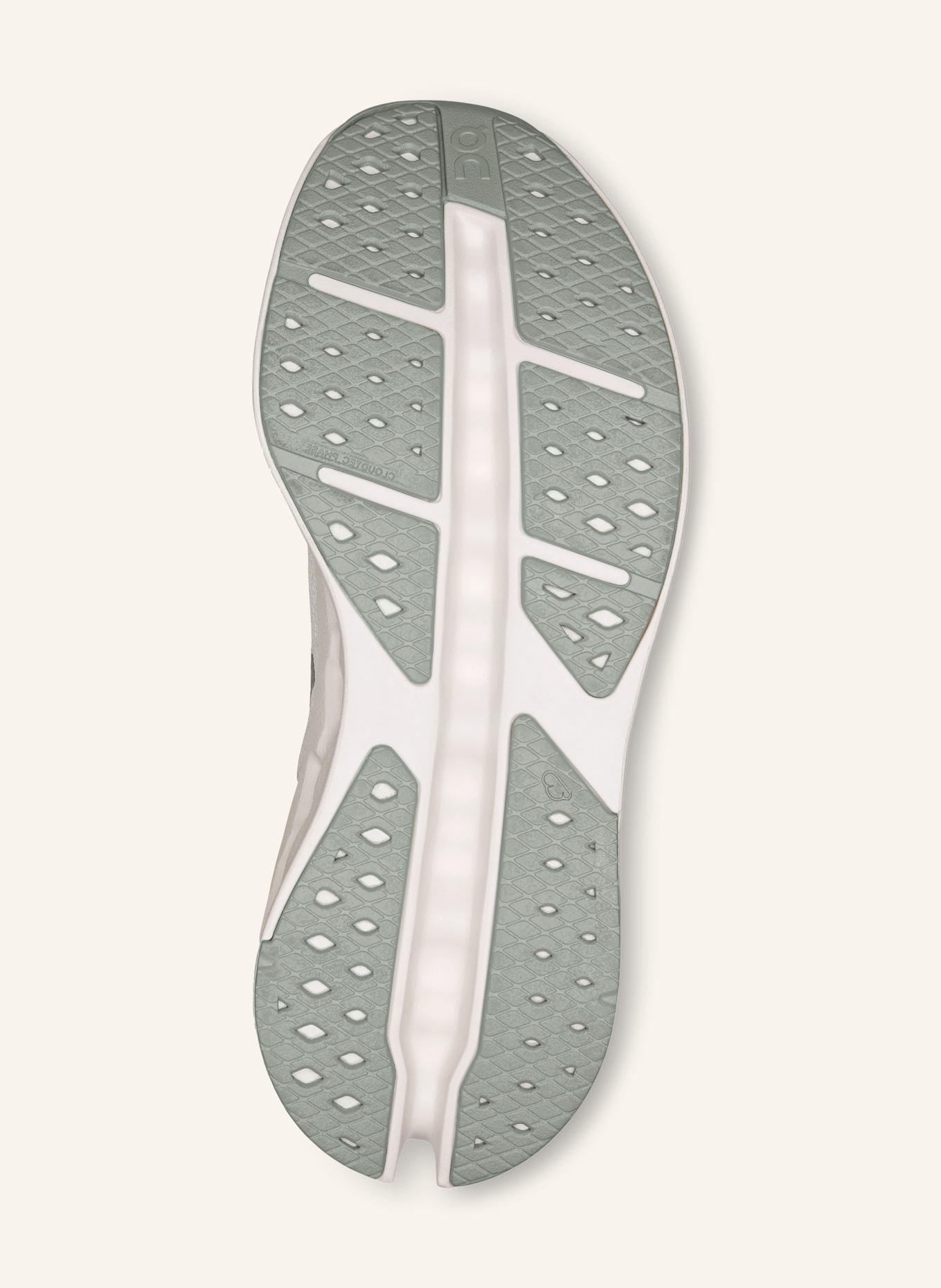On Chaussures de course CLOUDSURFER MAX: BLANC / MENTHE