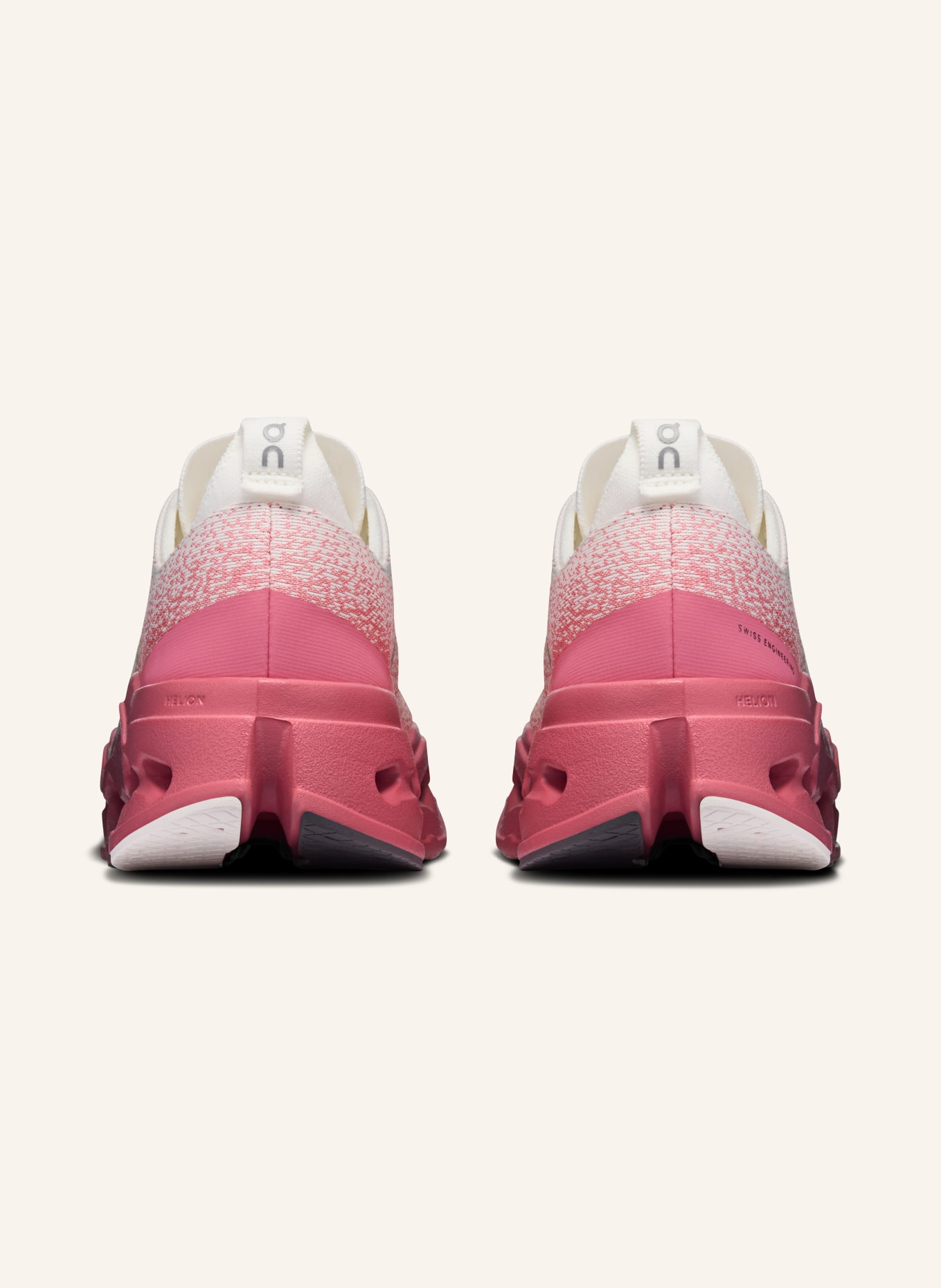 On Buty do biegania CLOUDSURFER MAX: BIAŁY / MOCNORÓŻOWY