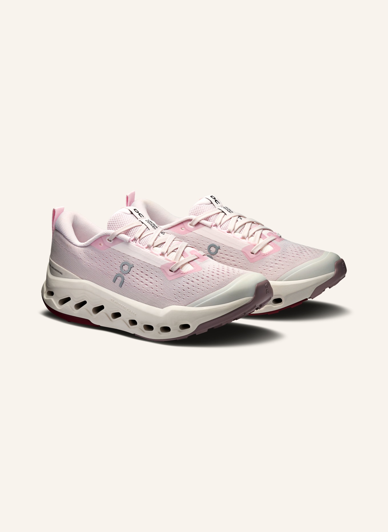 On Trailrunningschoenen CLOUDSURFER TRAIL 2: ROSE CLAIR / ROZE