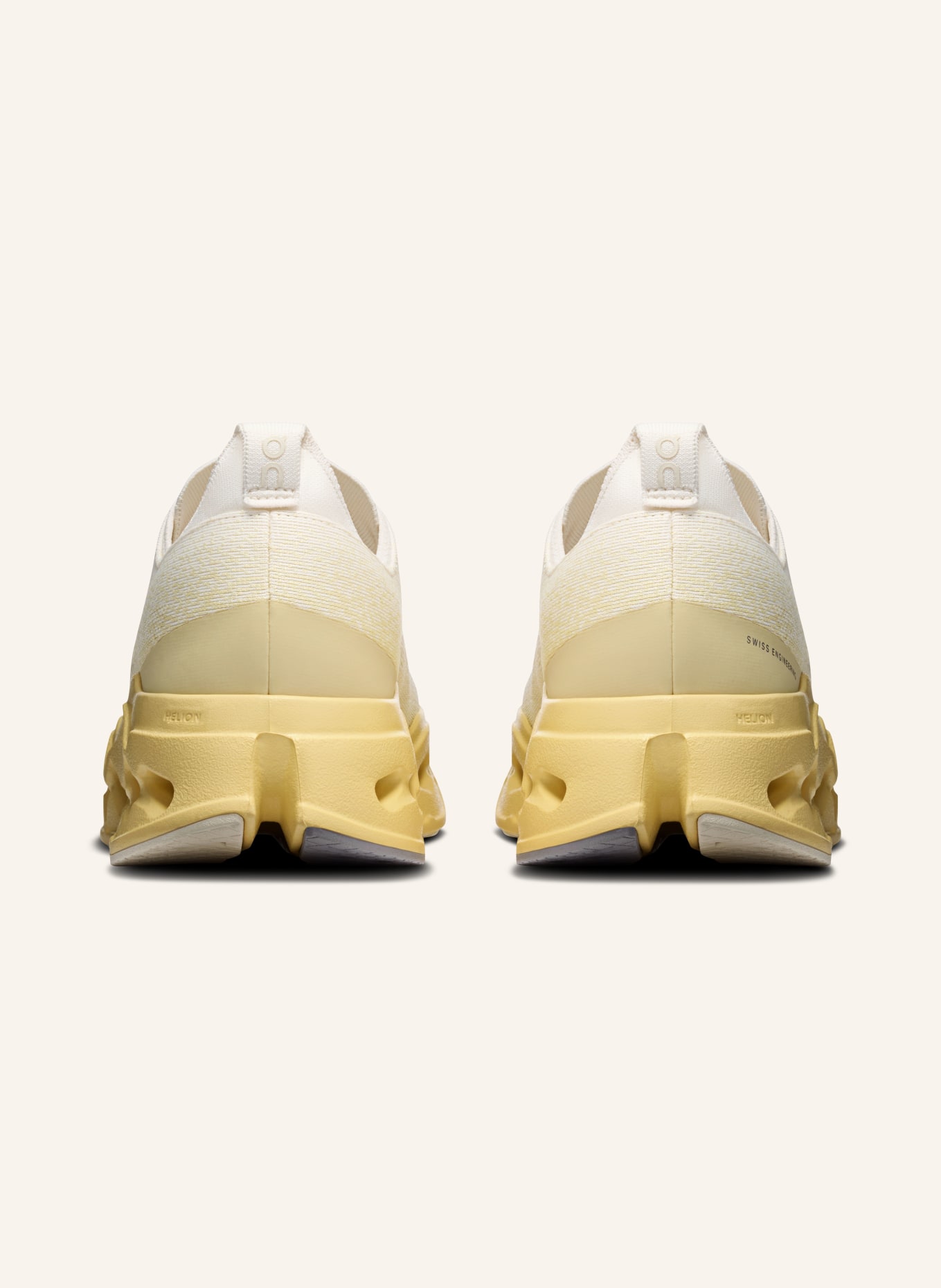 On CLOUDSURFER MAX running shoes: LIGHT YELLOW