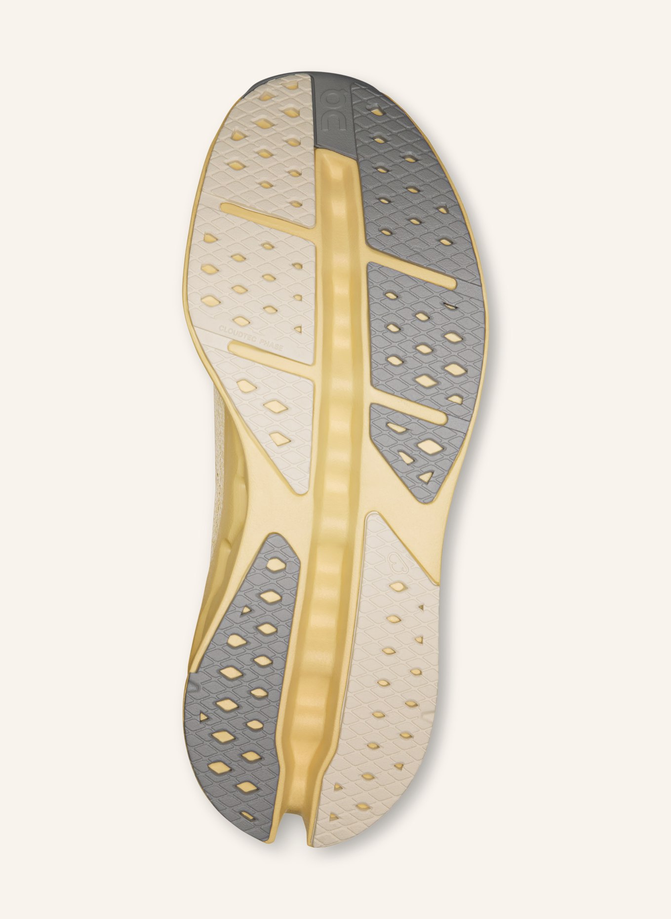 On CLOUDSURFER MAX running shoes: LIGHT YELLOW