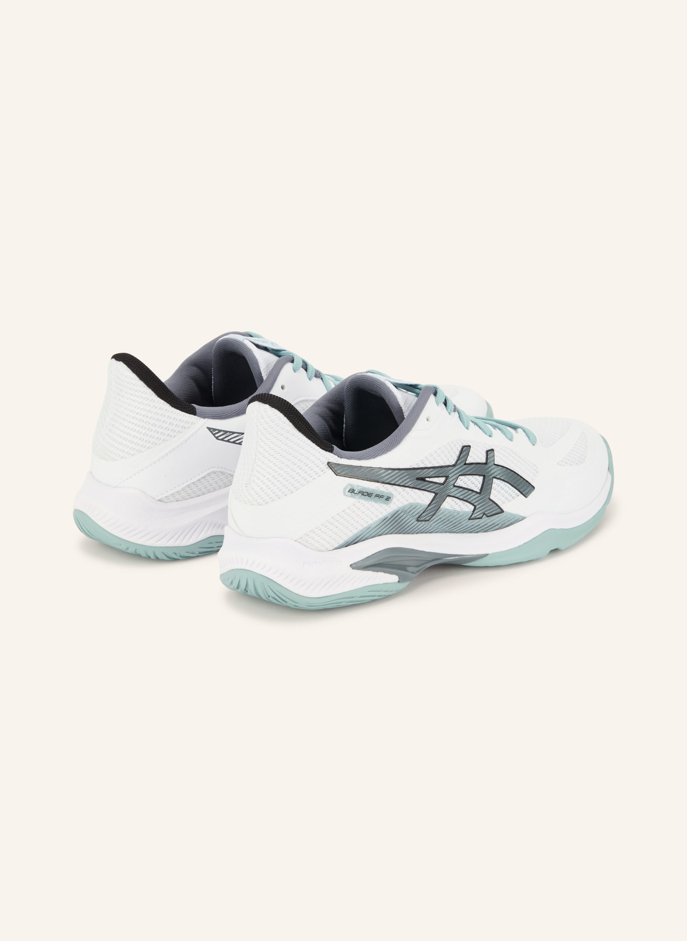 ASICS Indoorschuhe BLADE FF 2: WEISS / MINT / SCHWARZ