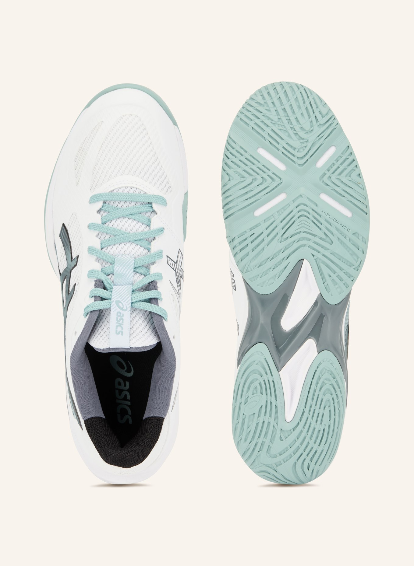 ASICS Indoorschuhe BLADE FF 2: WEISS / MINT / SCHWARZ