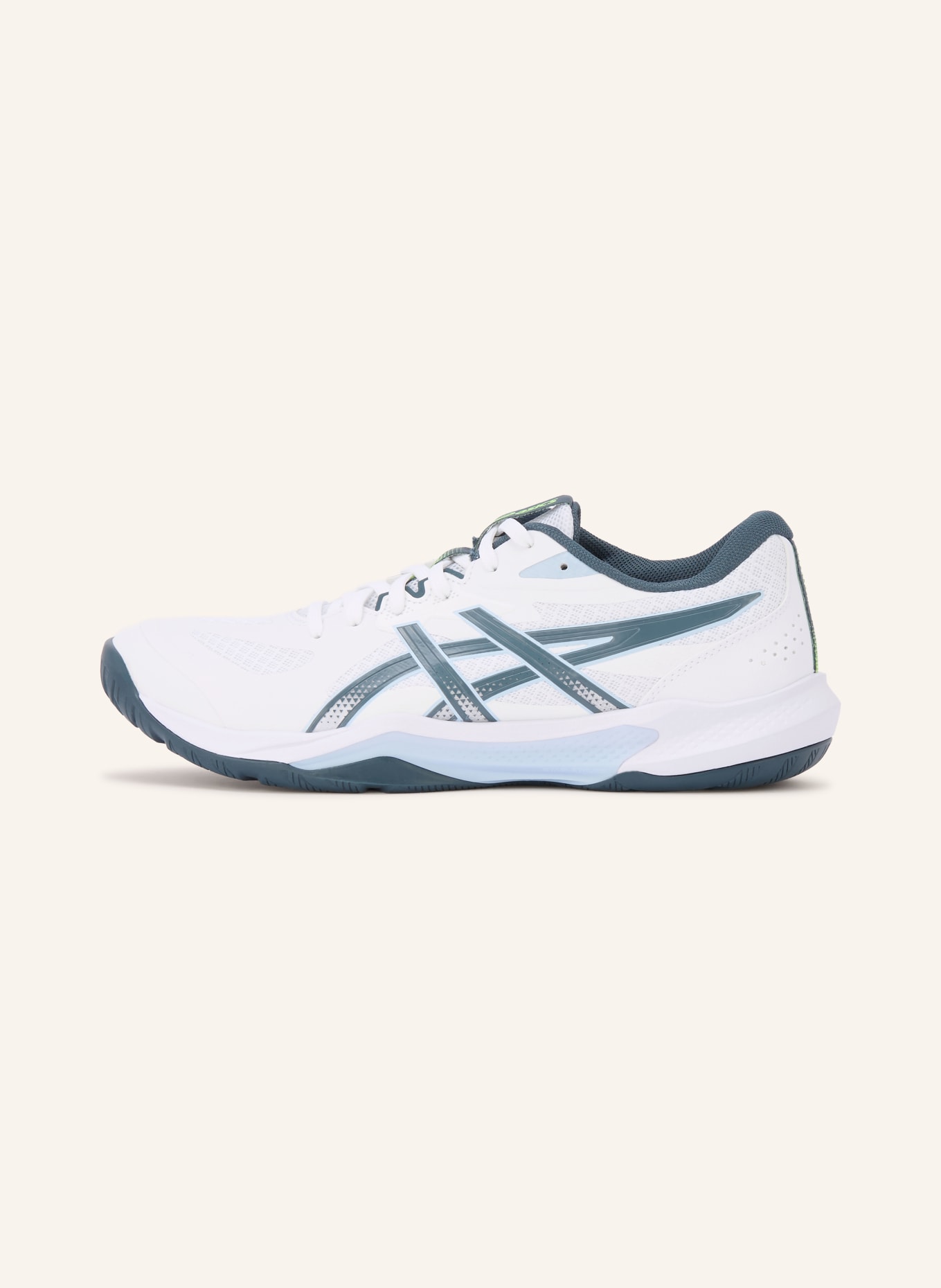 ASICS Chaussures d'intérieur GEL-TACTIC 13: BLANC / BLEU GRIS