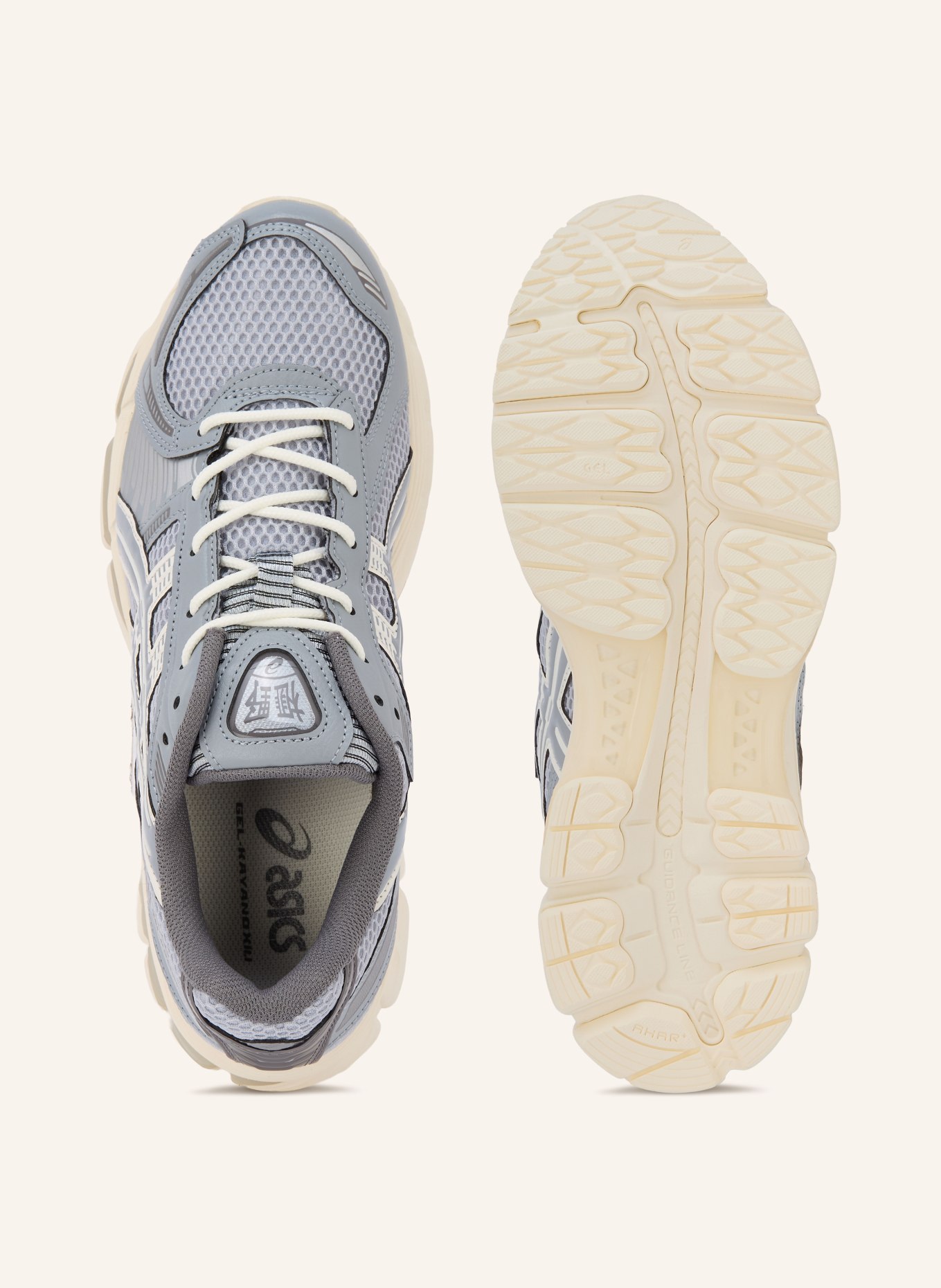 ASICS Sneaker GEL-KAYANO 12.1: BLAUGRAU / ECRU