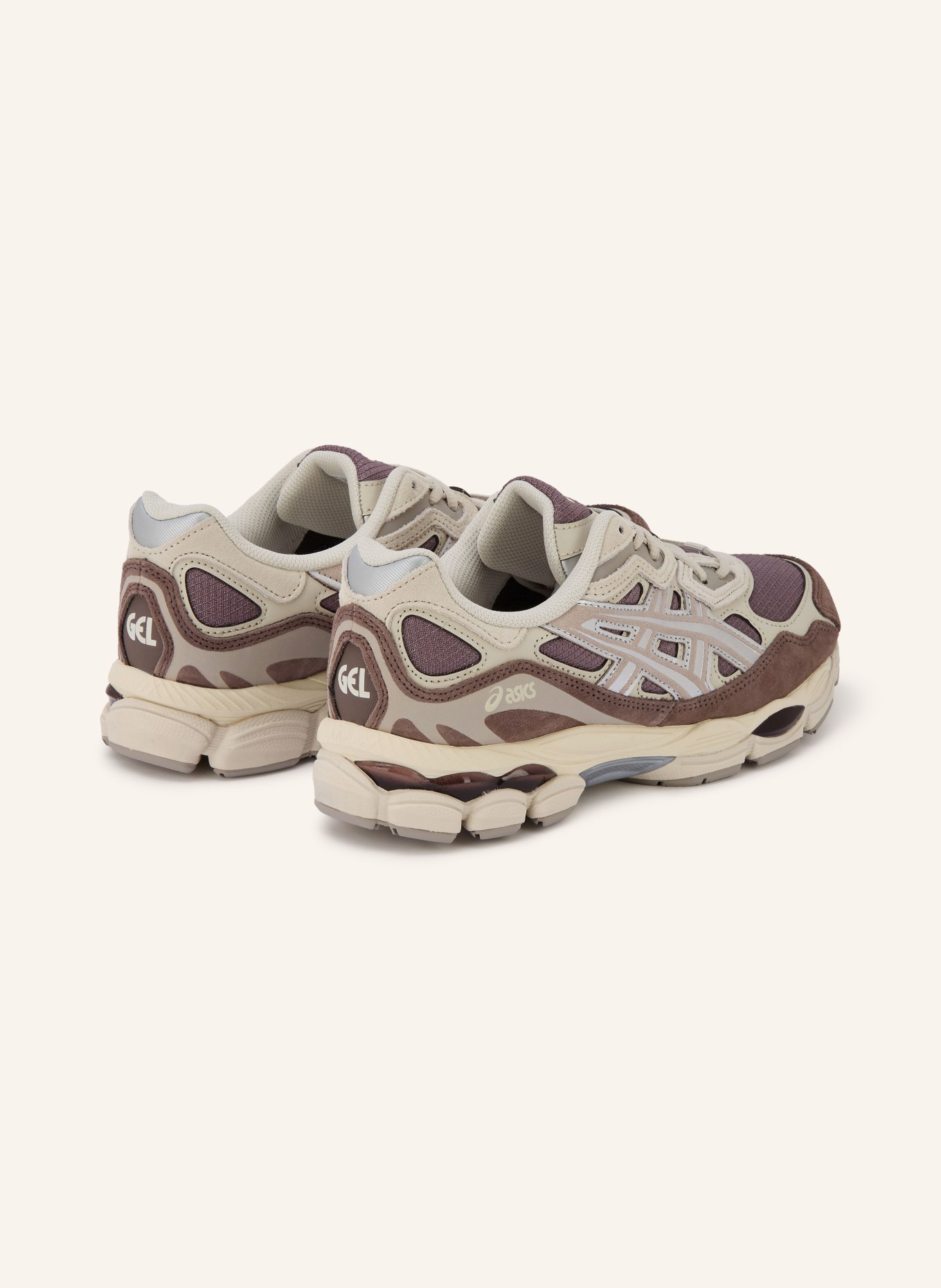 ASICS Sneaker GEL-NYC: BRAUN / SILBER / BEIGE