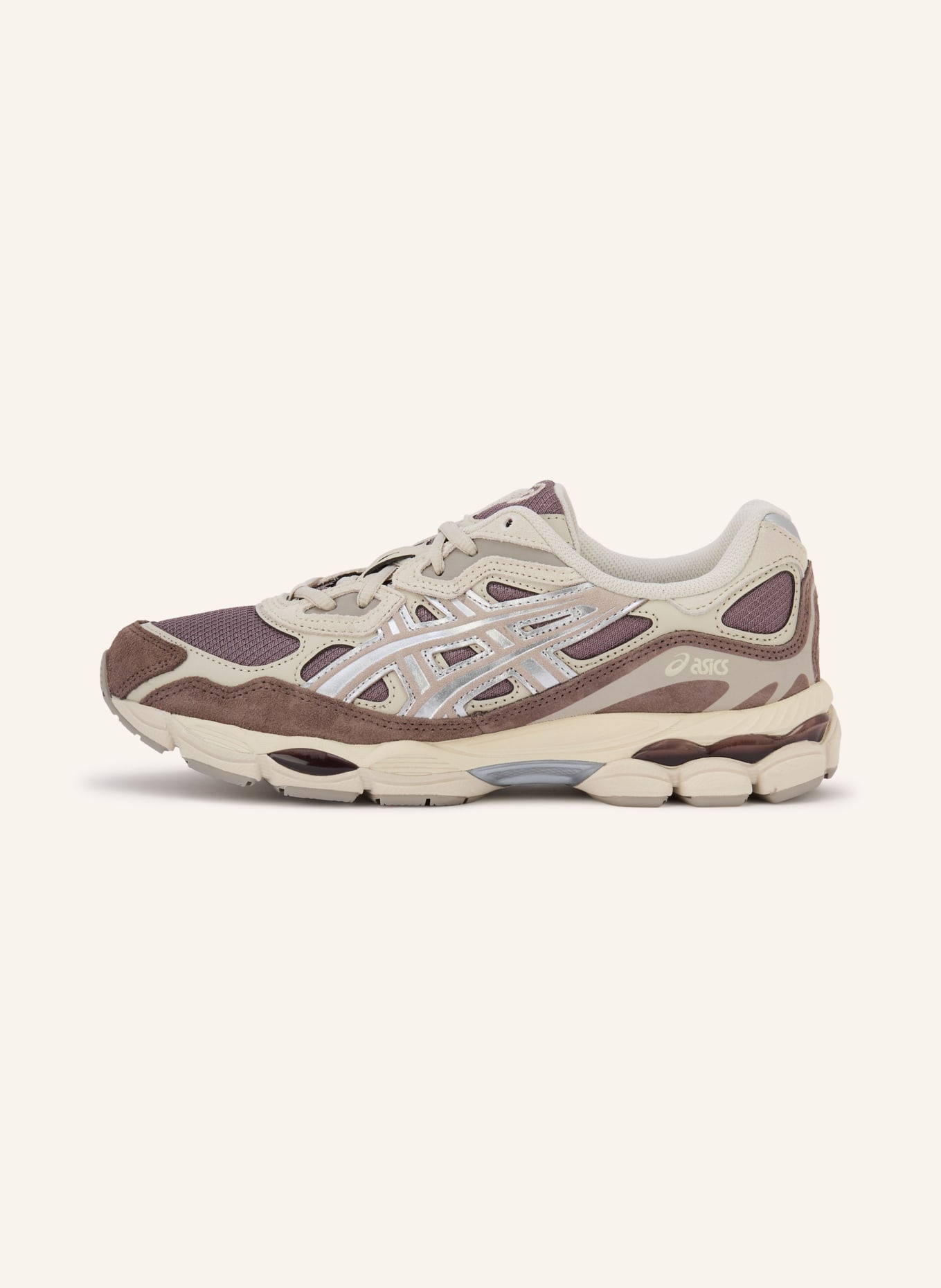 ASICS Sneaker GEL-NYC: BRAUN / SILBER / BEIGE