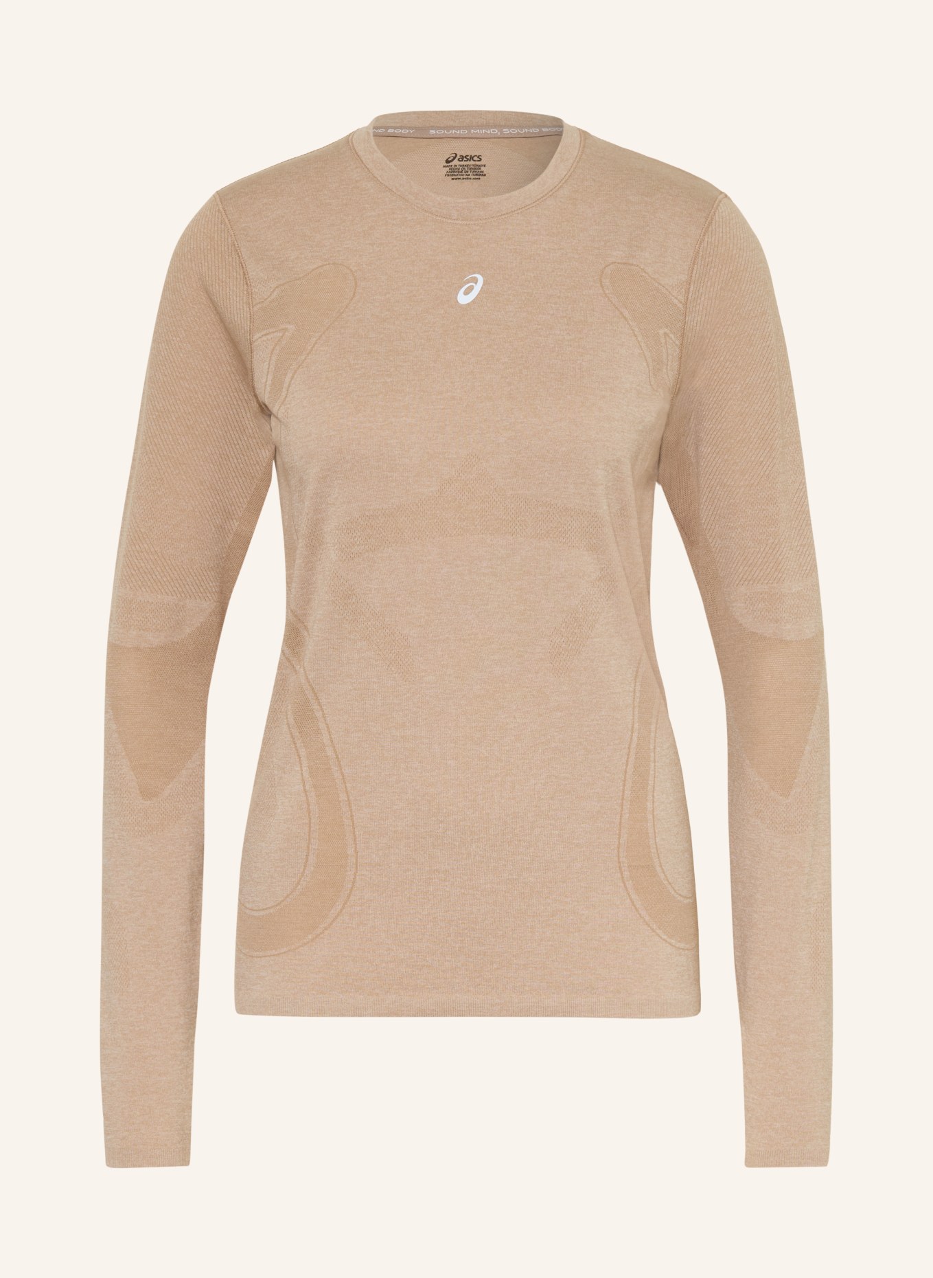 ASICS Hardloopshirt ROAD SEAMLESS LS: CAMEL