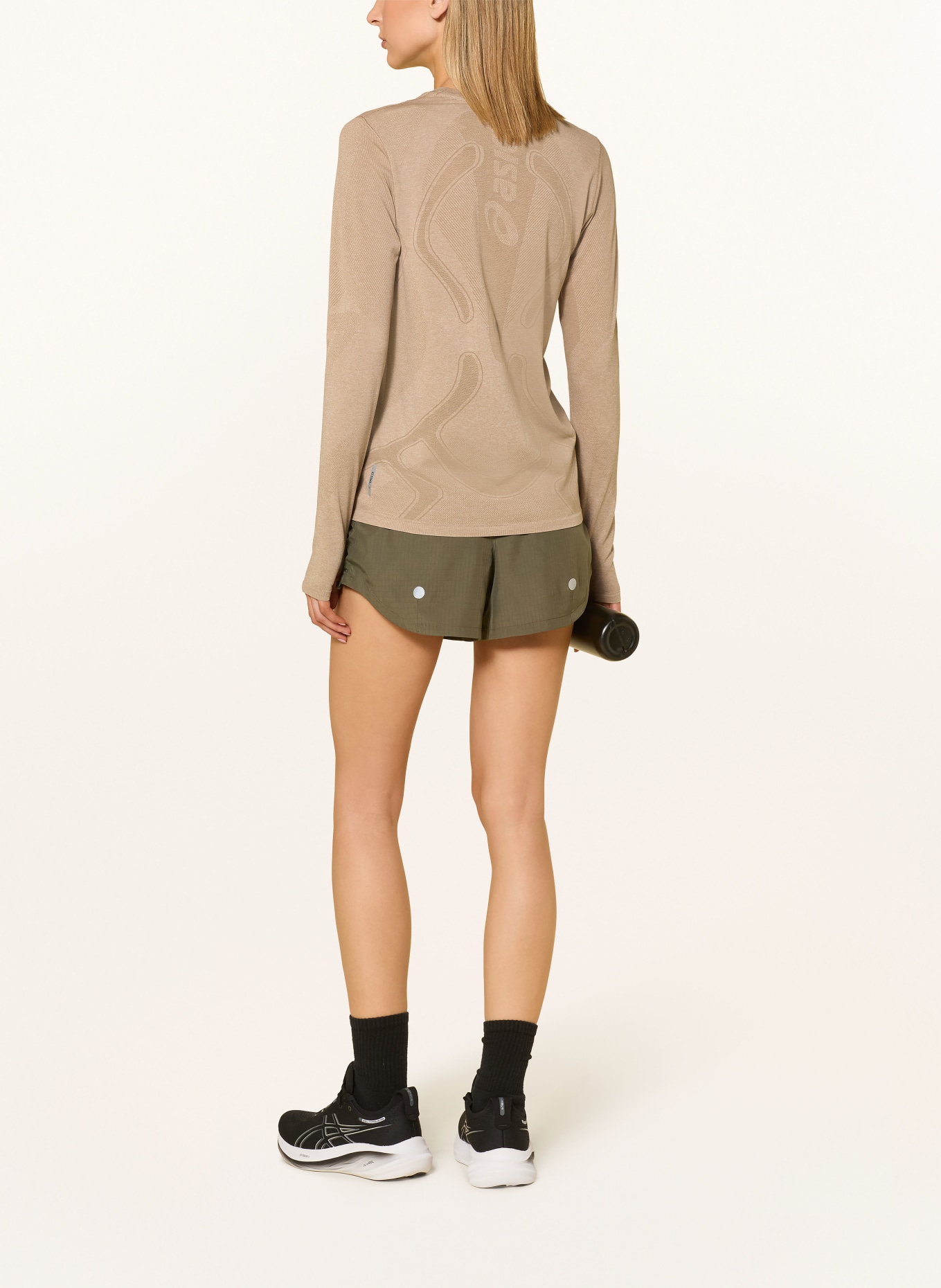 ASICS Hardloopshirt ROAD SEAMLESS LS: CAMEL
