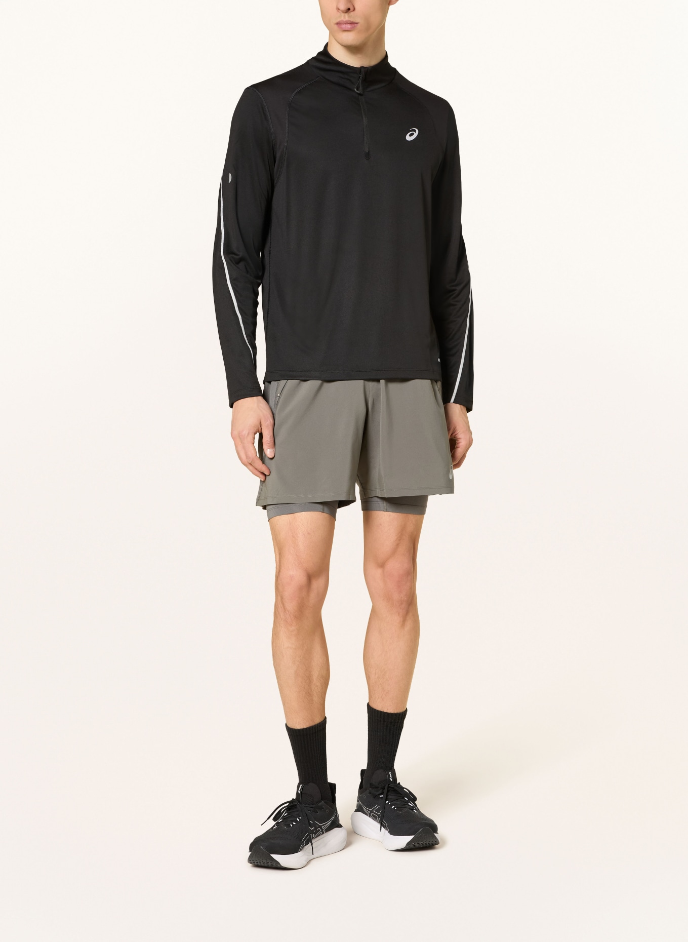 ASICS 2-in-1-Laufshorts ROAD: KHAKI