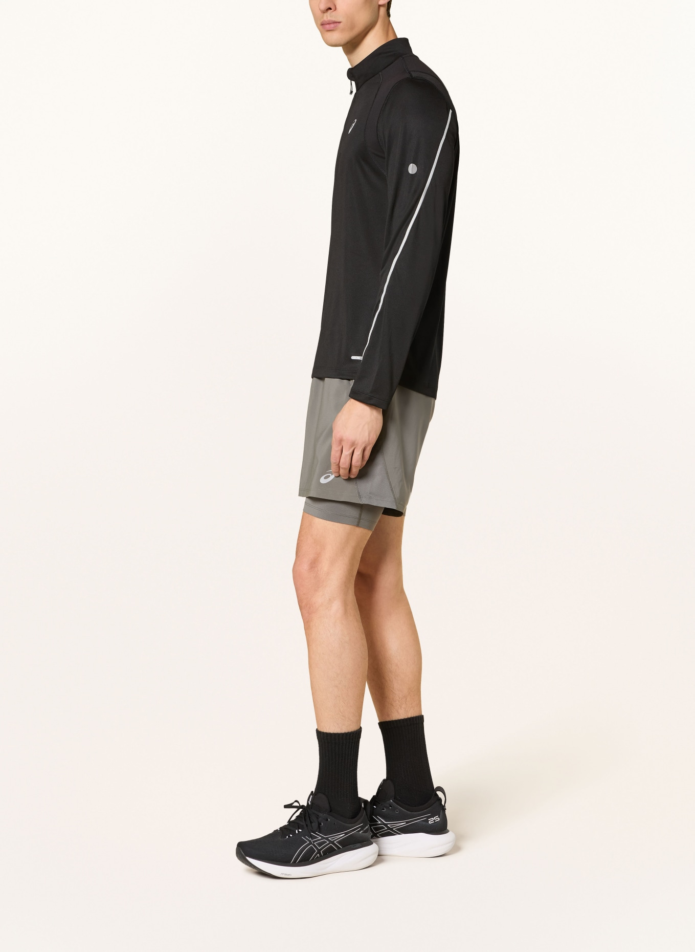 ASICS 2-in-1-Laufshorts ROAD: KHAKI